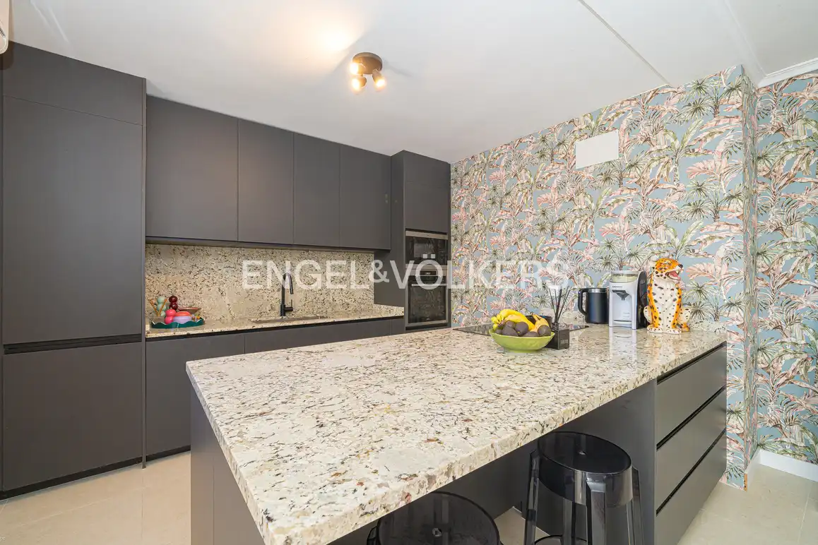 Cocina de Casa o chalet en venta en Polop con Aire acondicionado, Jardín privado y Piscina