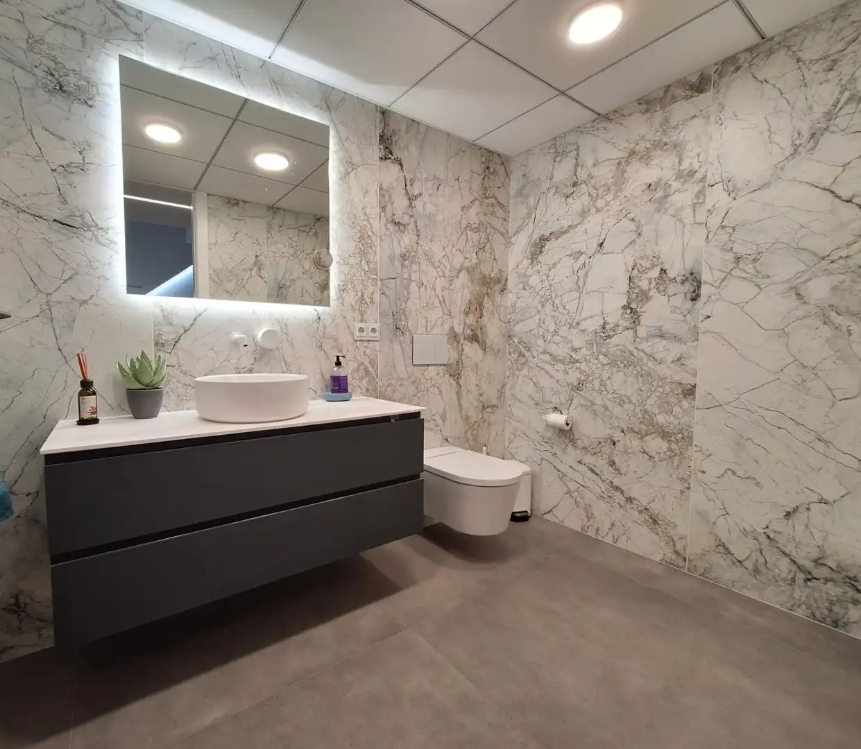 Baño de Casa adosada en venta en Algemesí con Aire acondicionado, Calefacción y Jardín privado