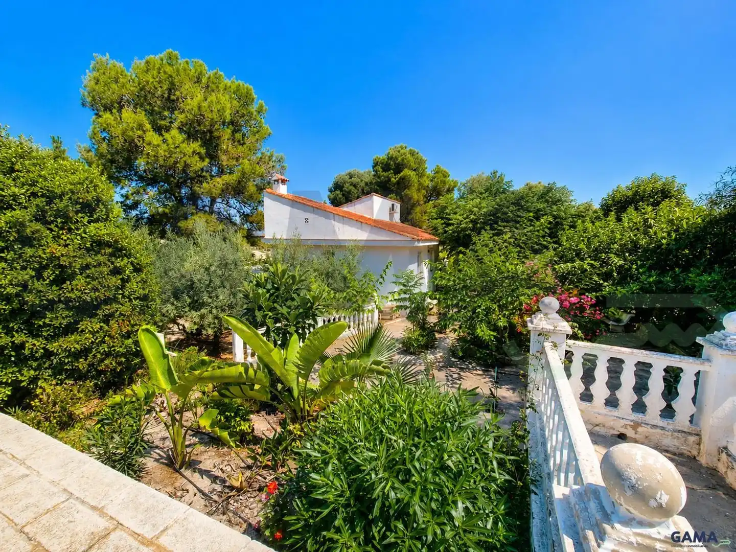 Garden of Houses for sale in Alberic  with Air Conditioner, Terrace and Swimming Pool