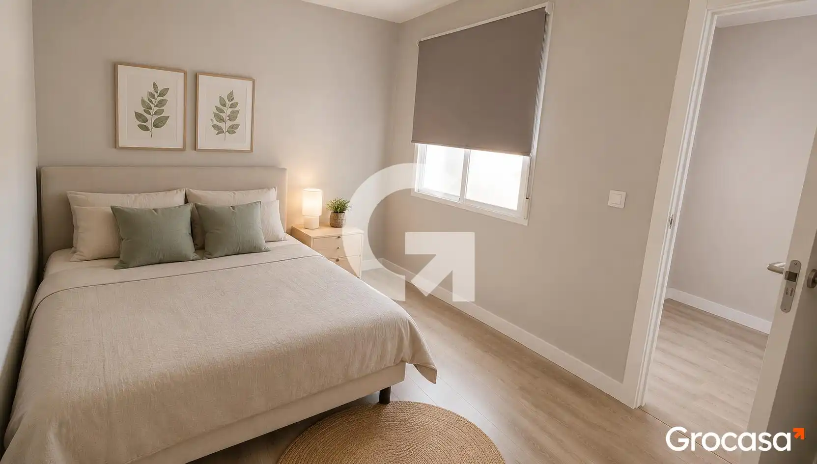 Bedroom of Flat for sale in L'Hospitalet de Llobregat  with Air Conditioner, Oven and Washing machine