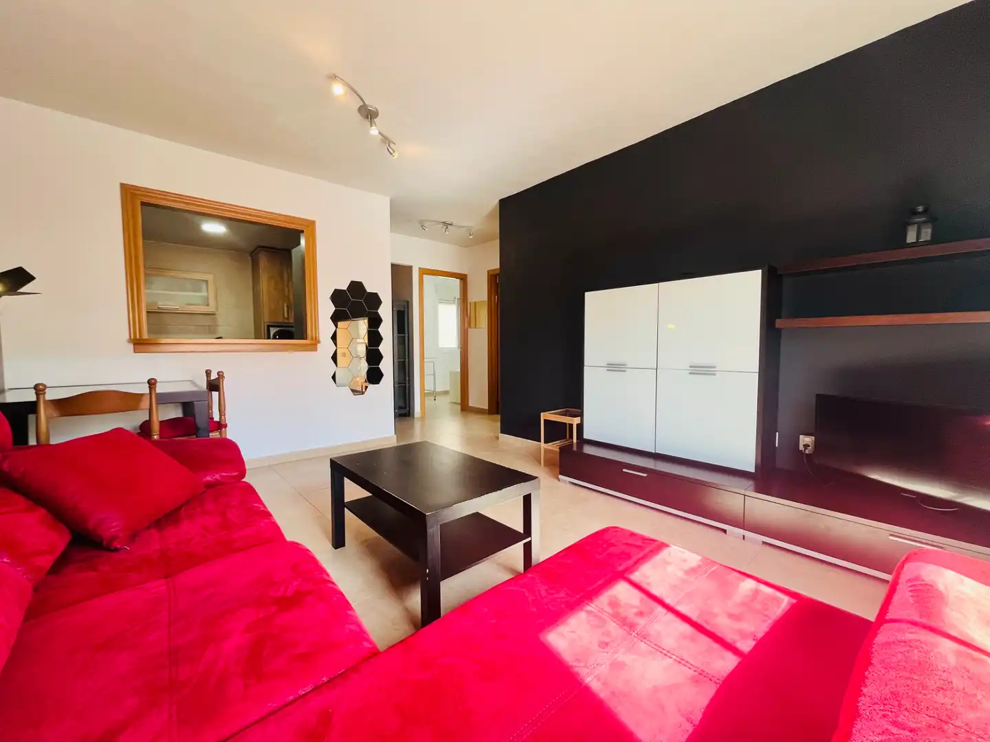 Sala de estar de Piso en venta en Alhaurín de la Torre con Aire acondicionado, Trastero y Amueblado