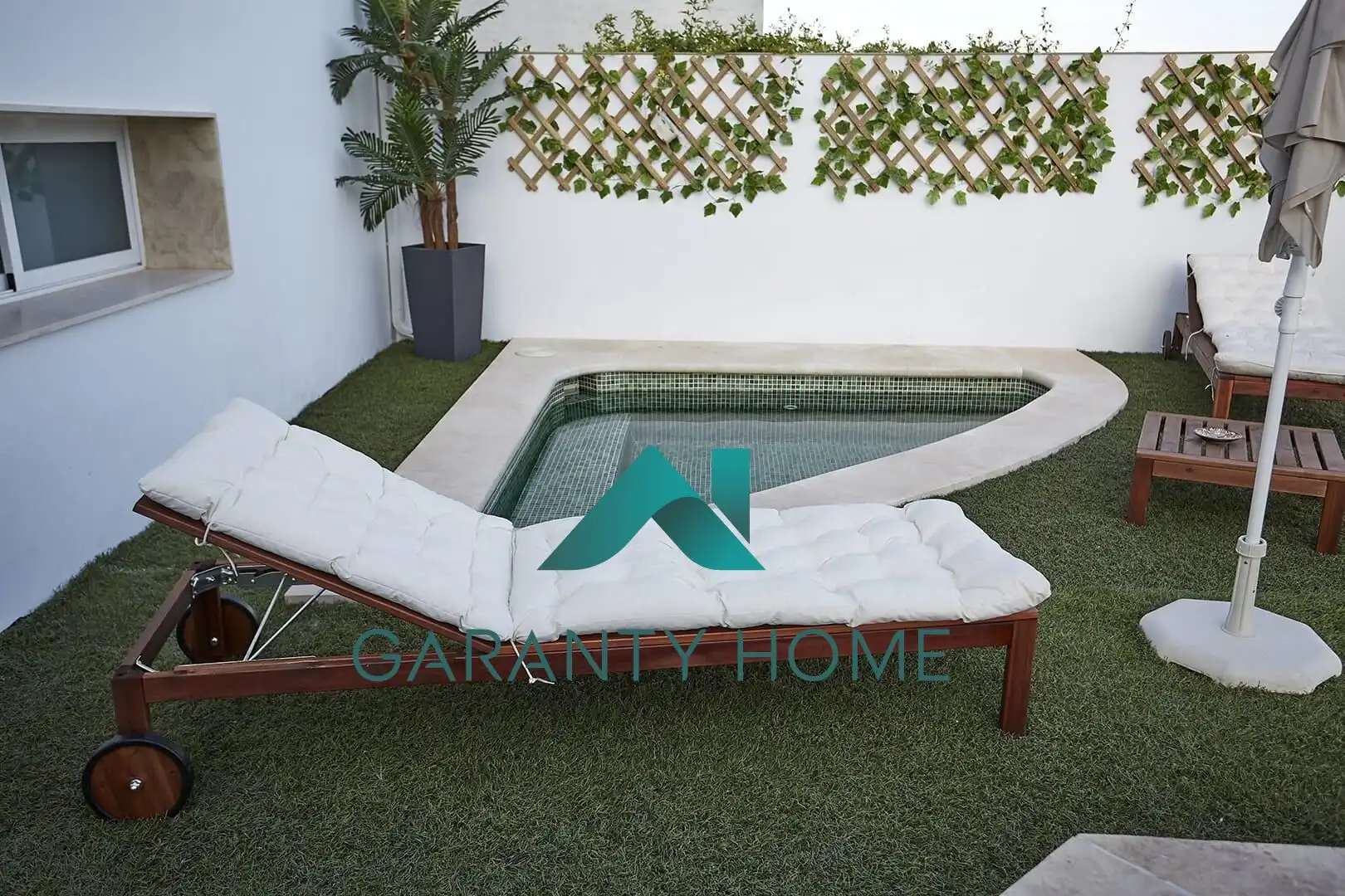Garden of Houses for rent in Iznájar  with Air Conditioner, Terrace and Jacuzzi
