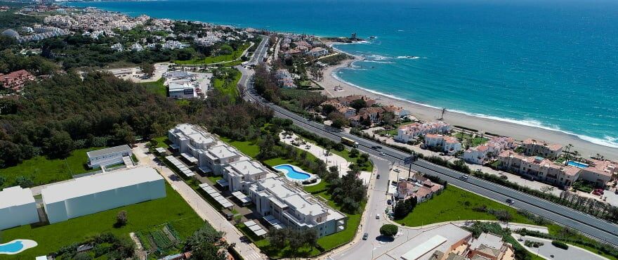 Exterior view of Apartment for sale in Casares  with Air Conditioner, Terrace and Swimming Pool