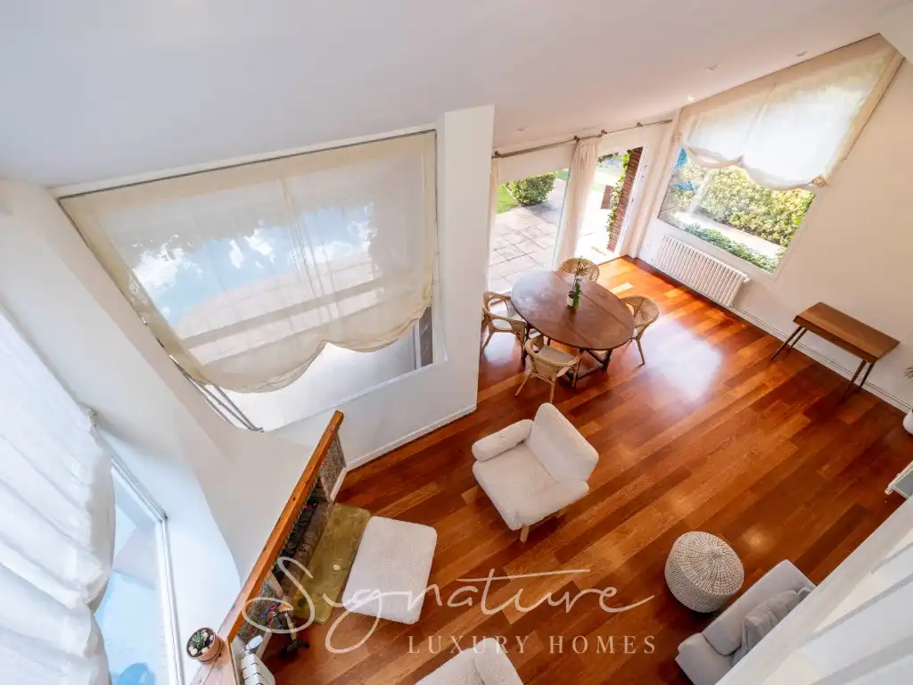 Sala de estar de Casa o chalet de alquiler en Sant Cugat del Vallès con Aire acondicionado, Jardín privado y Terraza