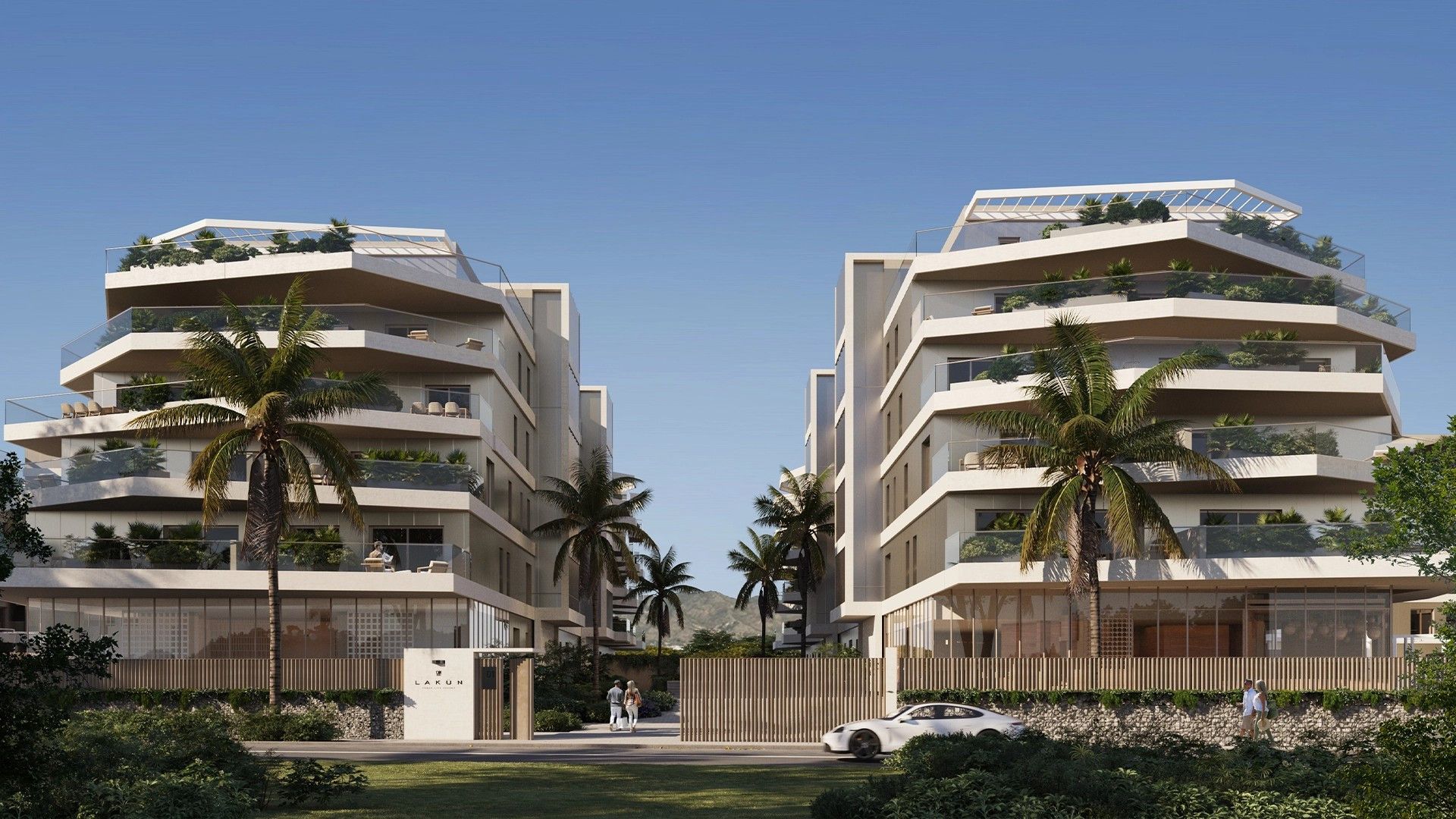 Vista exterior de Apartament en venda en Marbella amb Aire condicionat, Terrassa i Piscina