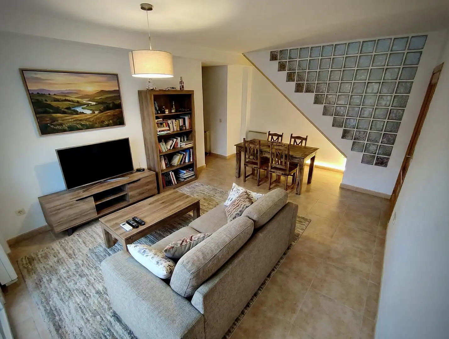 Sala de estar de Dúplex en venta en Pezuela de las Torres con Calefacción y Horno
