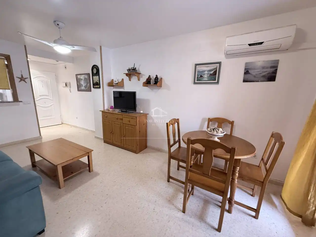Sala d'estar de Apartament en venda en Oropesa del Mar / Orpesa amb Aire condicionat, Moblat i Balcó