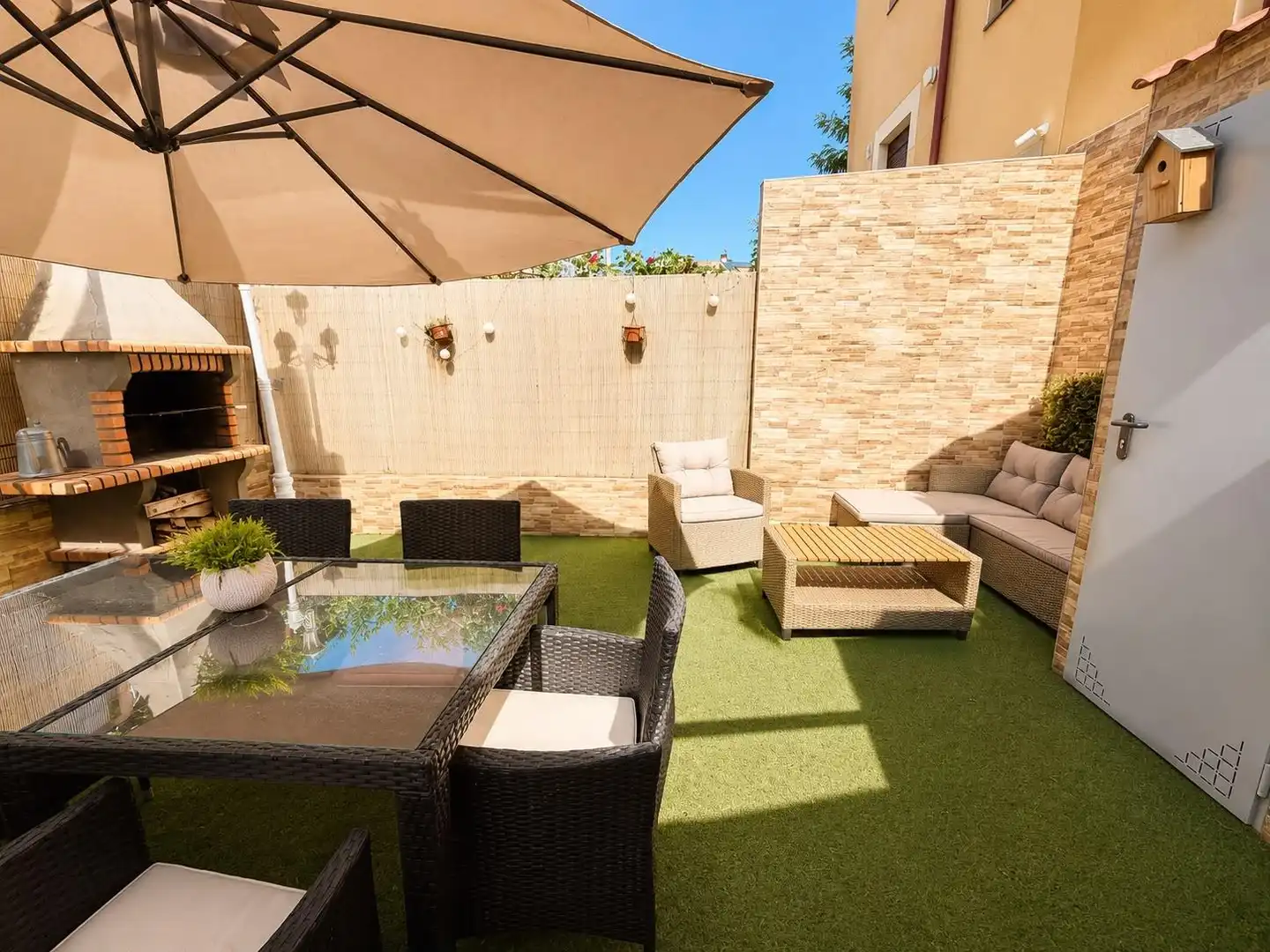 Terrace of Detached homes for sale in El Bruc  with Heating, Terrace and Storage room