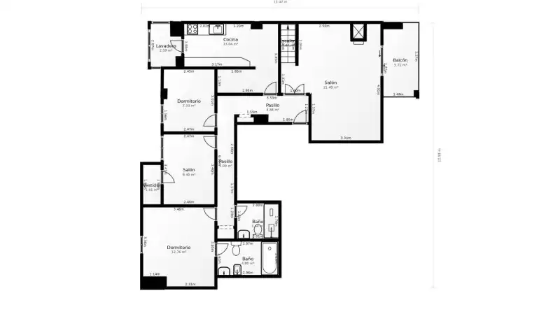 Piso en venta en Las Rozas de Madrid con Aire acondicionado, Calefacción y Parquet