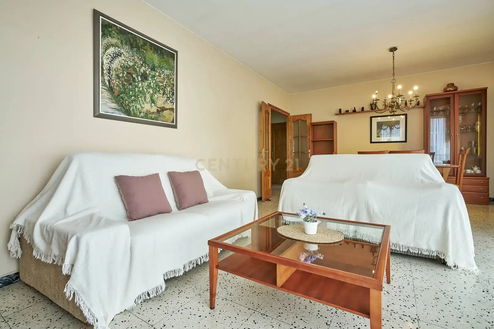 Sala d'estar de Apartament en venda en La Ràpita amb Aire condicionat, Traster i Moblat