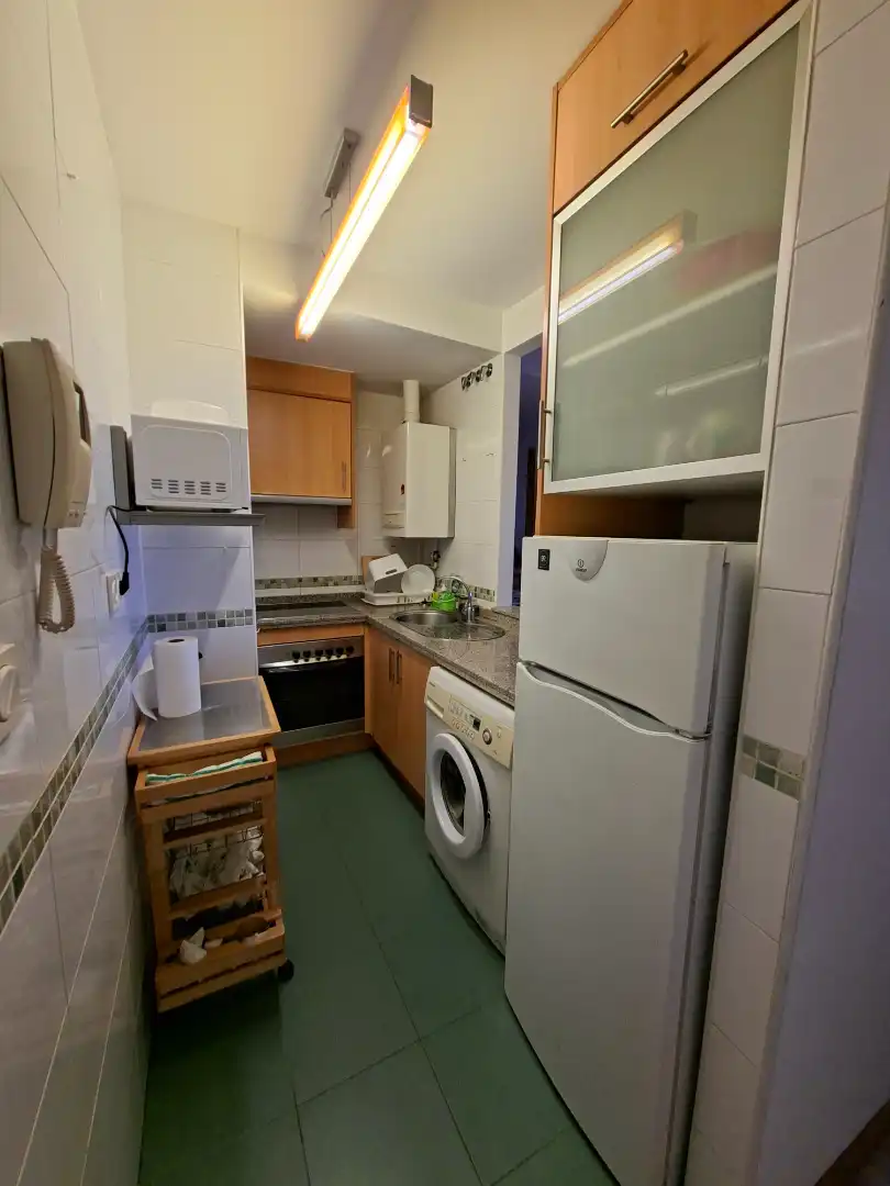 Kitchen of Apartments for rent in Avilés  with Heating, Parquet flooring and Furnished