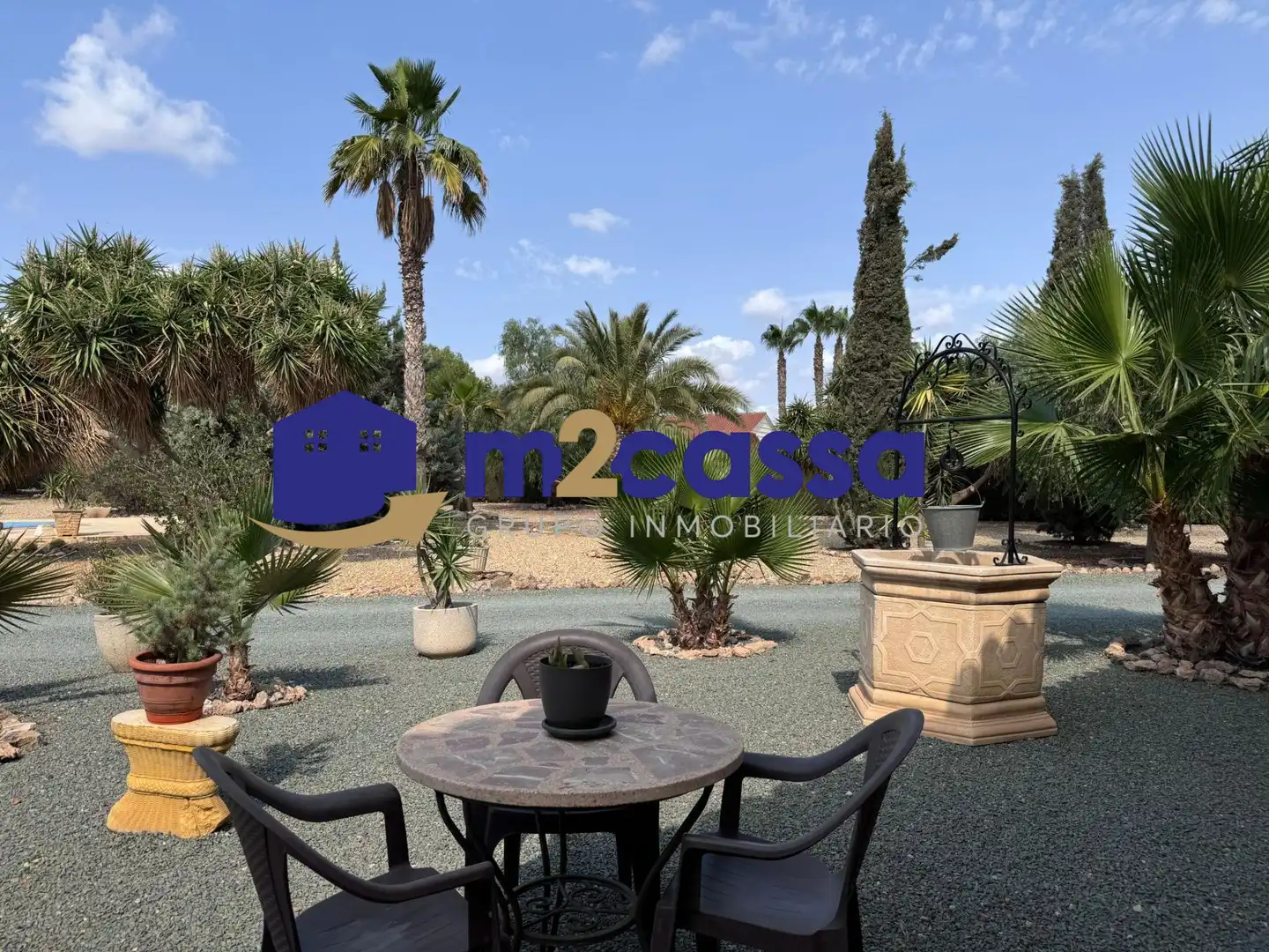 Terrassa de Casa o xalet en venda en Puerto Lumbreras amb Jardí privat, Terrassa i Piscina
