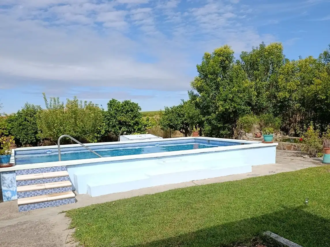 Swimming pool of Country homes for sale in Olivenza, Badajoz