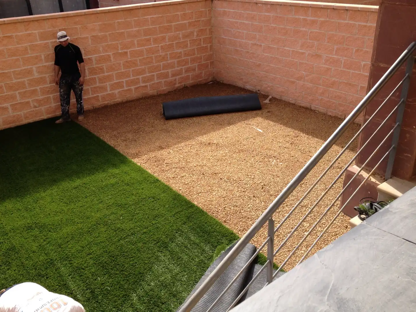 Terraza de Casa adosada en venta en Ciudad Real con Aire acondicionado, Calefacción y Jardín privado