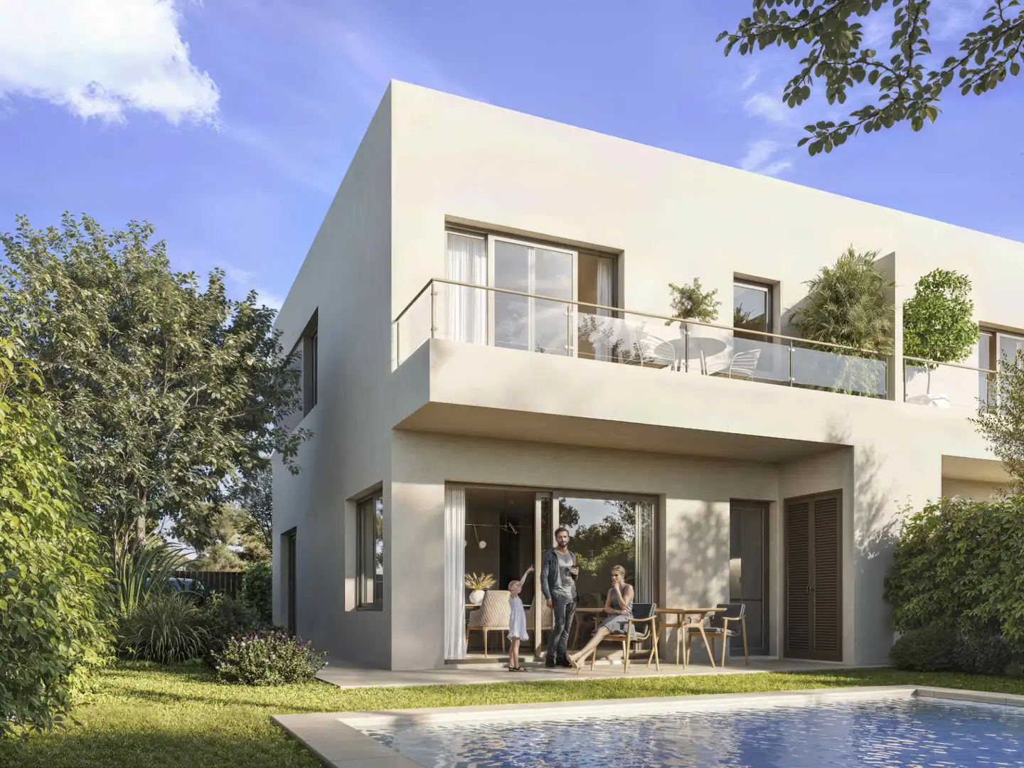 Casa pareada de obra nueva con piscina en venta en Calle de la Pintura 1