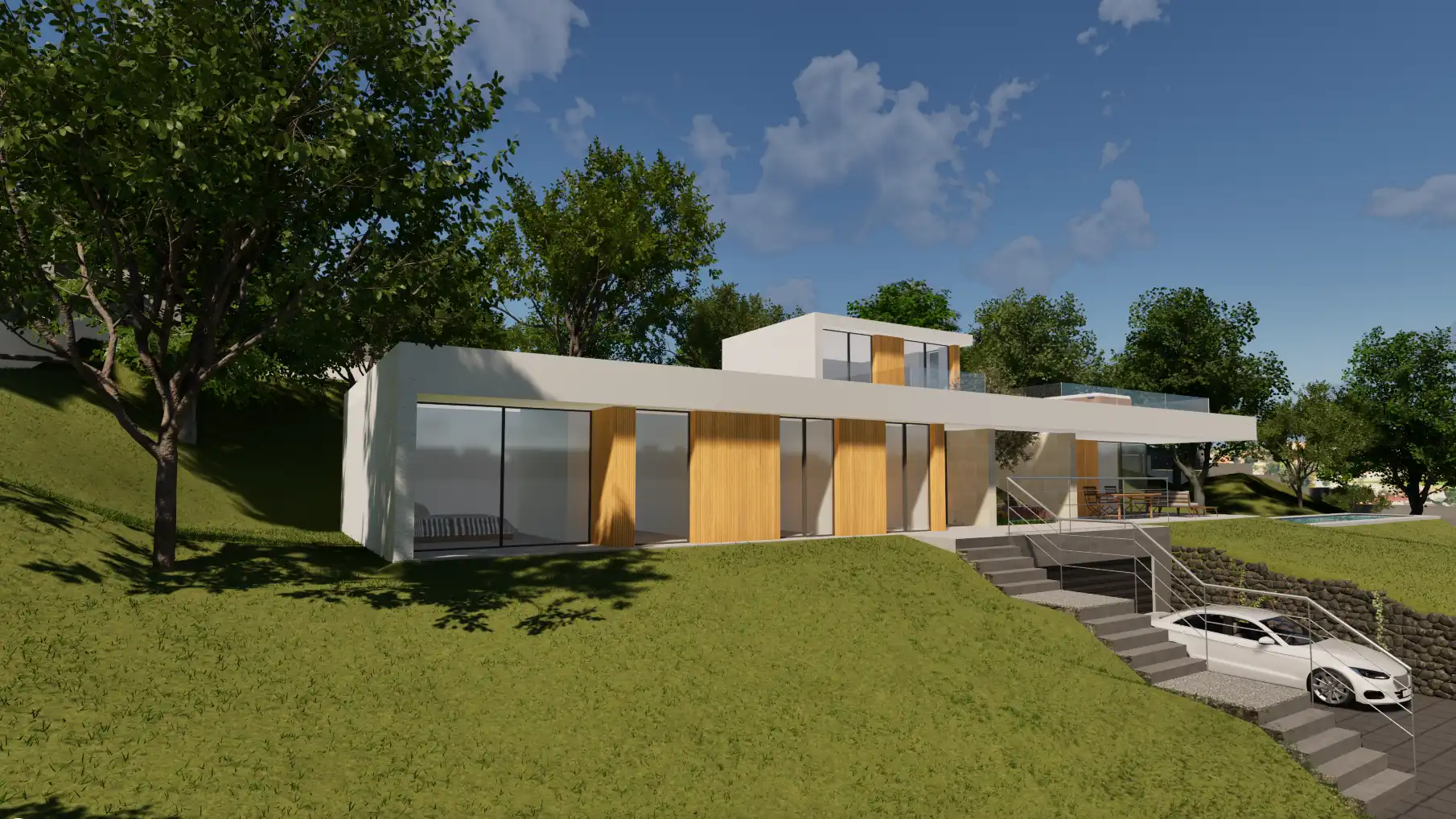 Vista exterior de Casa o chalet en venta en Sant Andreu de Llavaneres con Aire acondicionado, Jardín privado y Parquet
