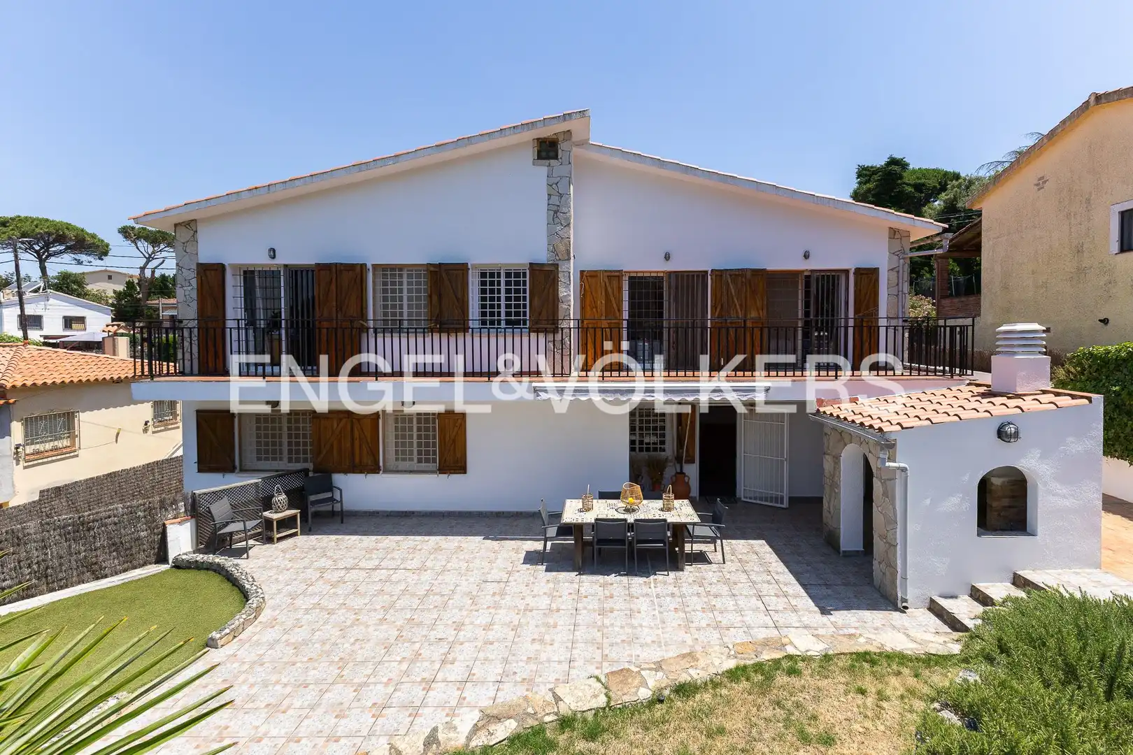 Vista exterior de Casa o xalet en venda en Dosrius amb Calefacció, Jardí privat i Terrassa