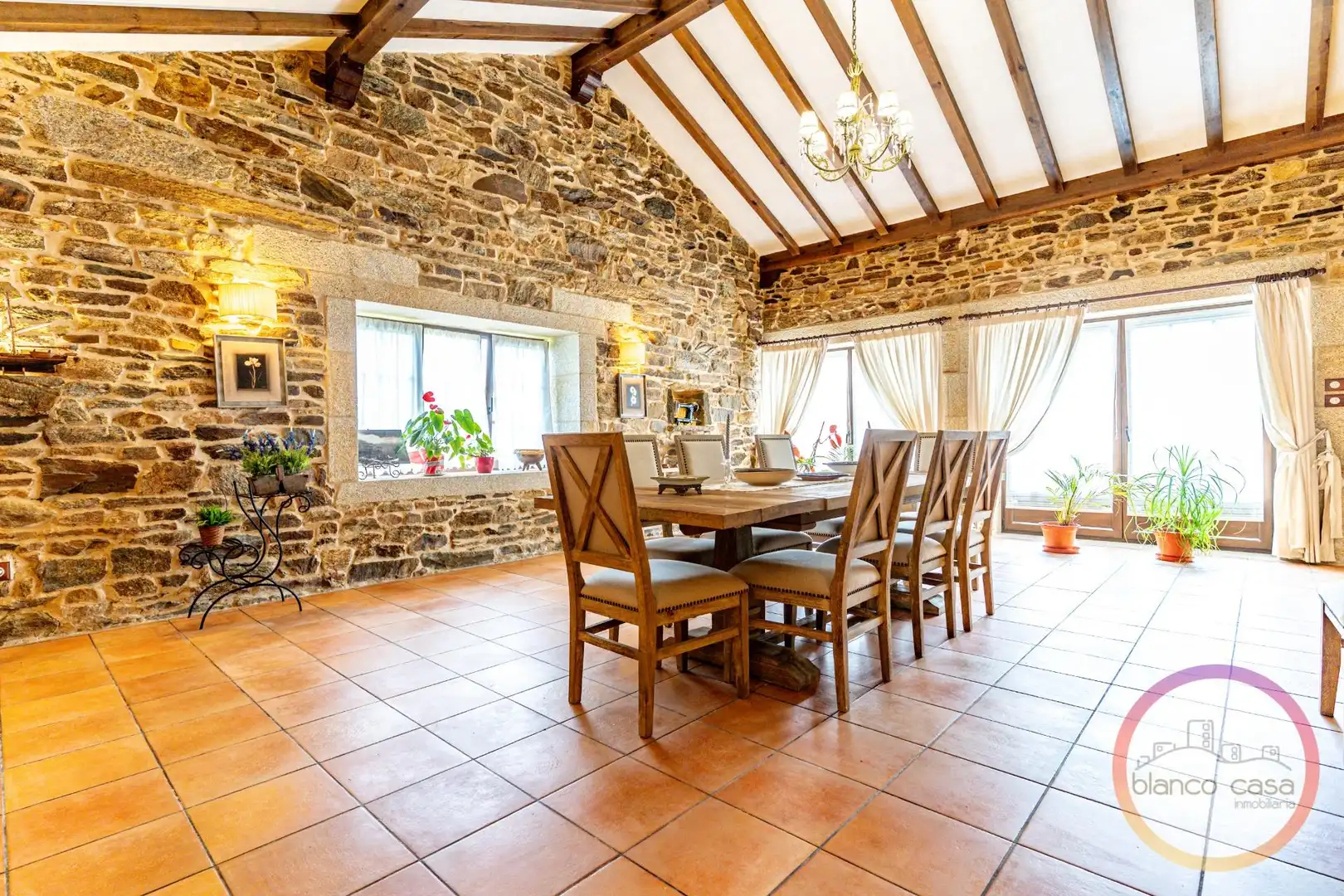 Comedor de Casa o chalet en venta en Malpica de Bergantiños con Amueblado y Balcón