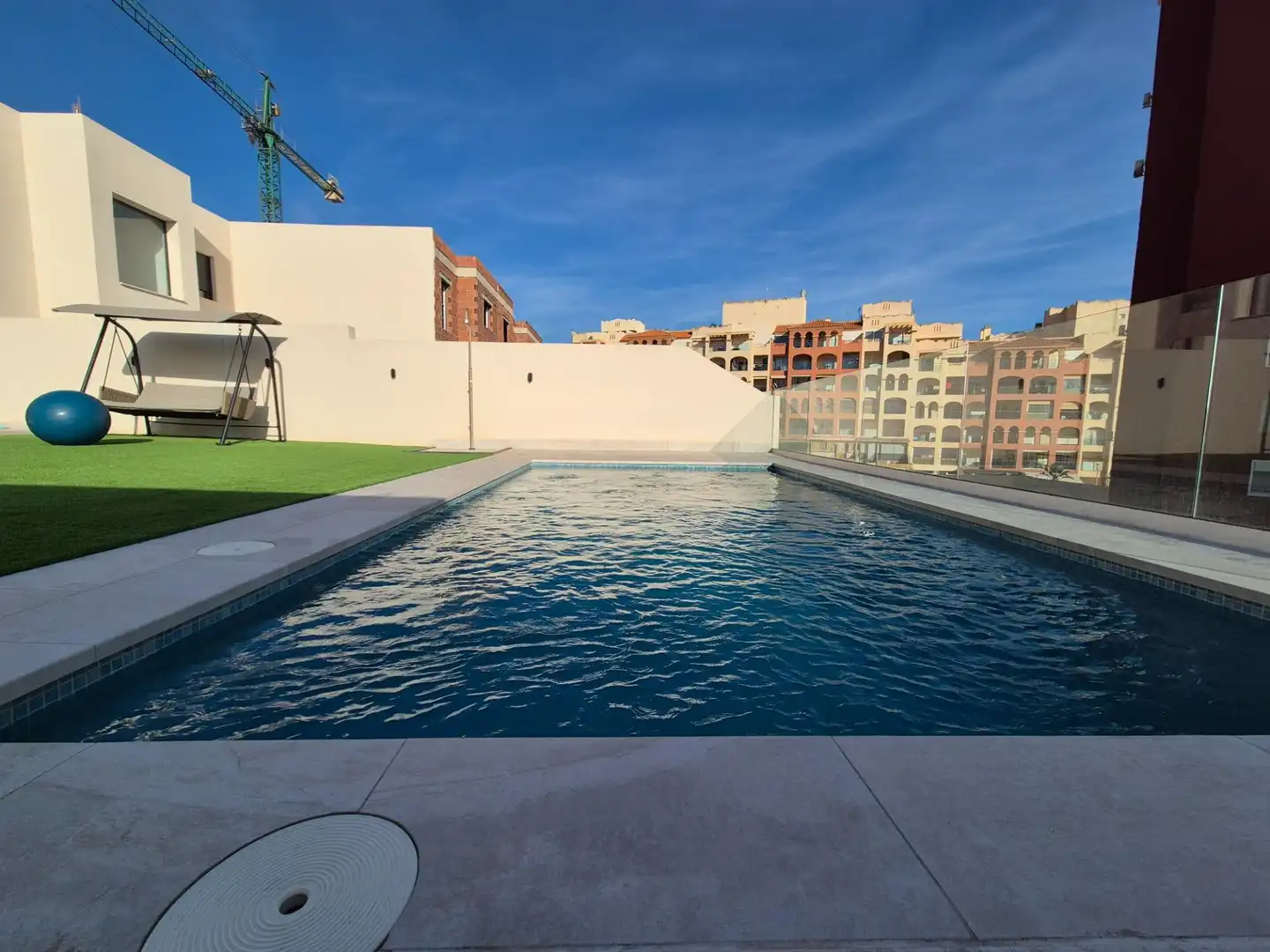 Piscina de Casa adosada en venta en El Ejido con Aire acondicionado, Jardín privado y Terraza
