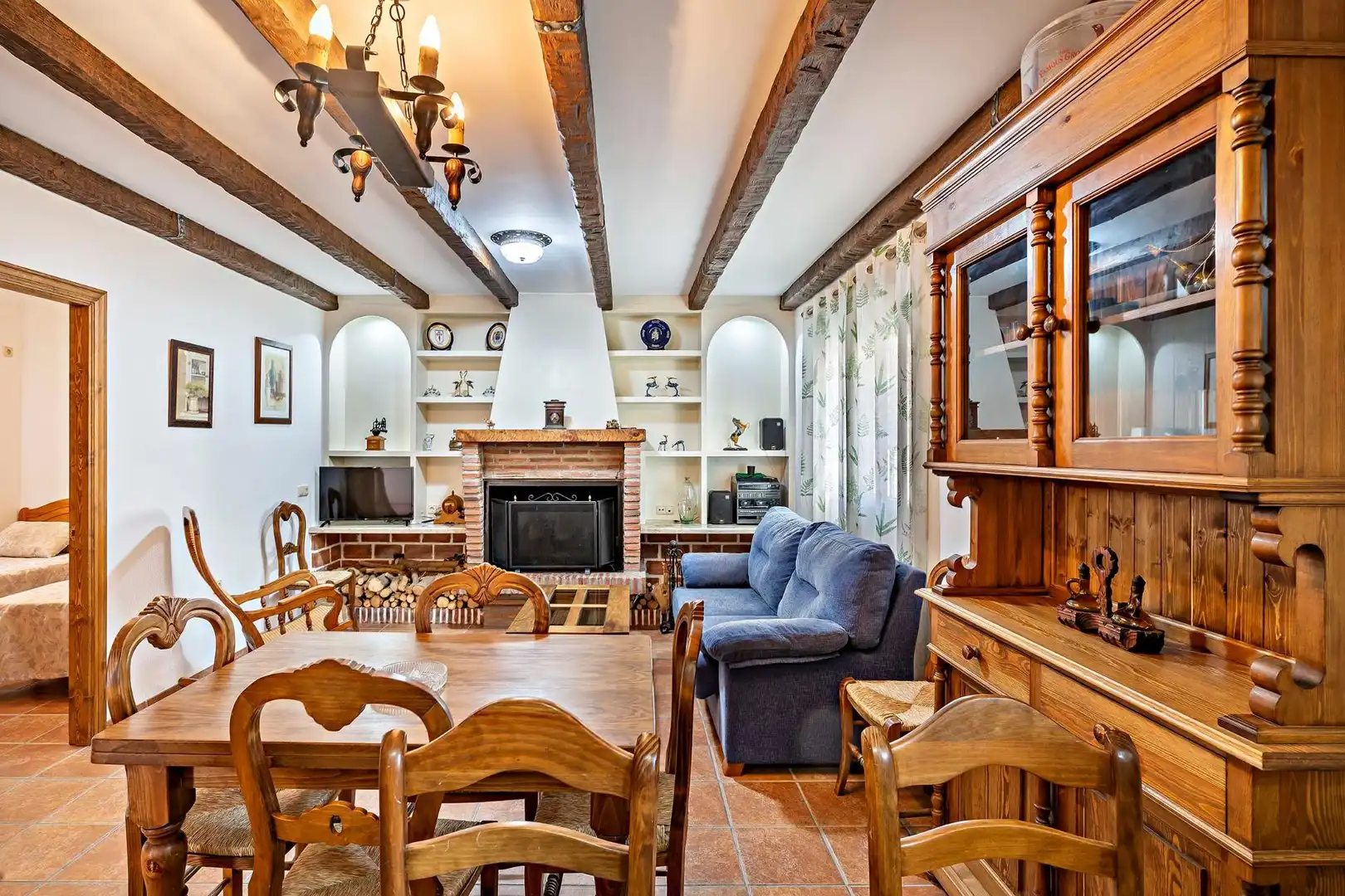 Sala d'estar de Àtic en venda en Velefique amb Aire condicionat, Calefacció i Jardí privat