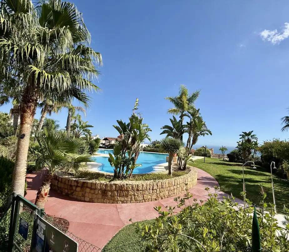 Garden of Flat for sale in Benalmádena  with Terrace, Furnished and Oven