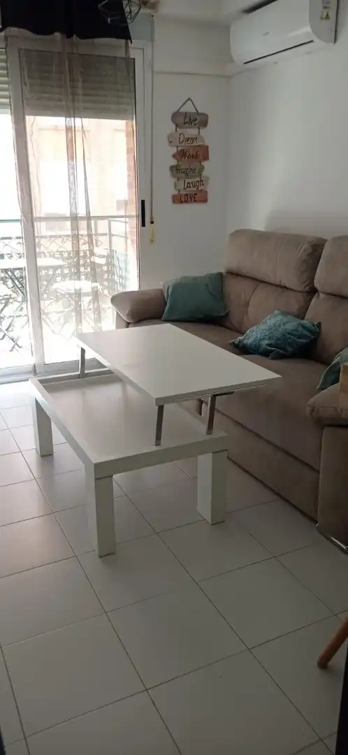 Living room of Apartments for rent in Murcia  with Air Conditioner, Furnished and Balcony