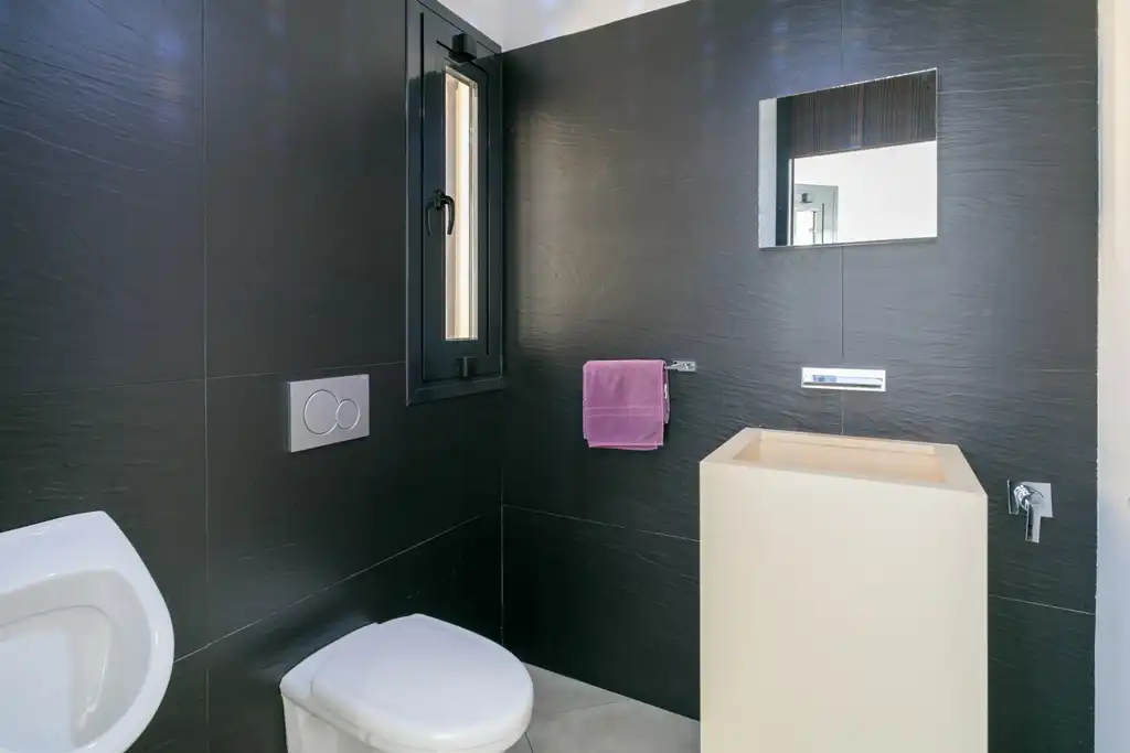 Bathroom of Houses for sale in El Campello  with Air Conditioner, Private garden and Swimming Pool
