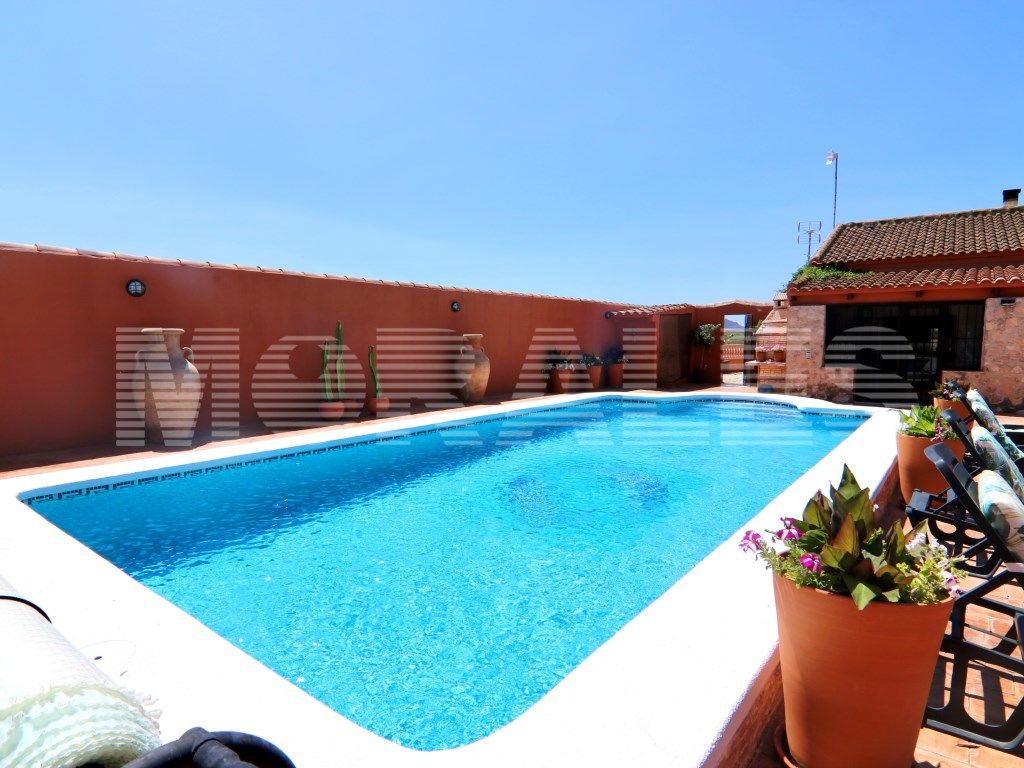 Piscina de Casa o xalet en venda en Fuente Álamo de Murcia amb Piscina