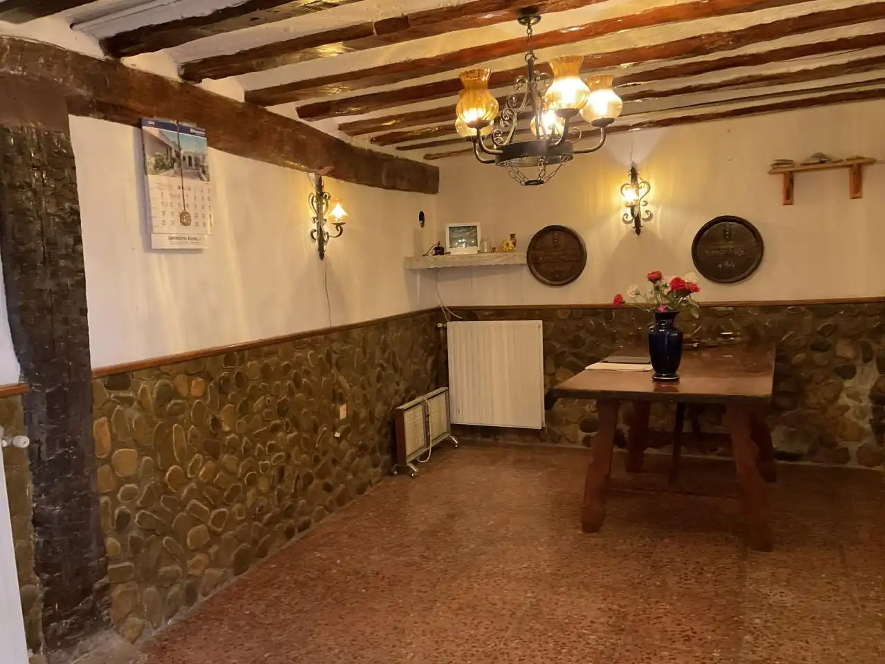 Dining room of Houses for sale in Cirueña  with Heating, Private garden and Furnished