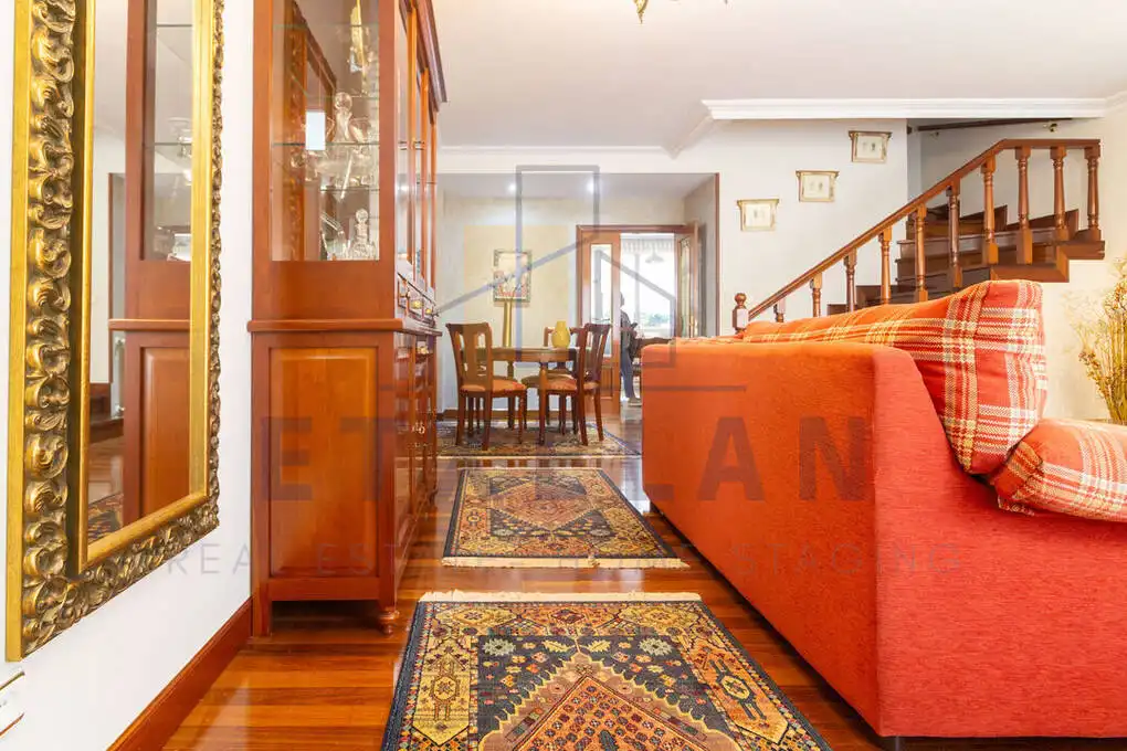 Sala d'estar de Casa o xalet en venda en Igorre amb Calefacció, Jardí privat i Traster
