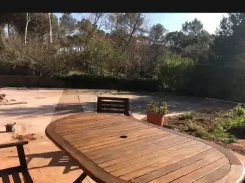Terrasse von Wohnung zur Miete in La Palma de Cervelló mit Privatgarten und Möbliert