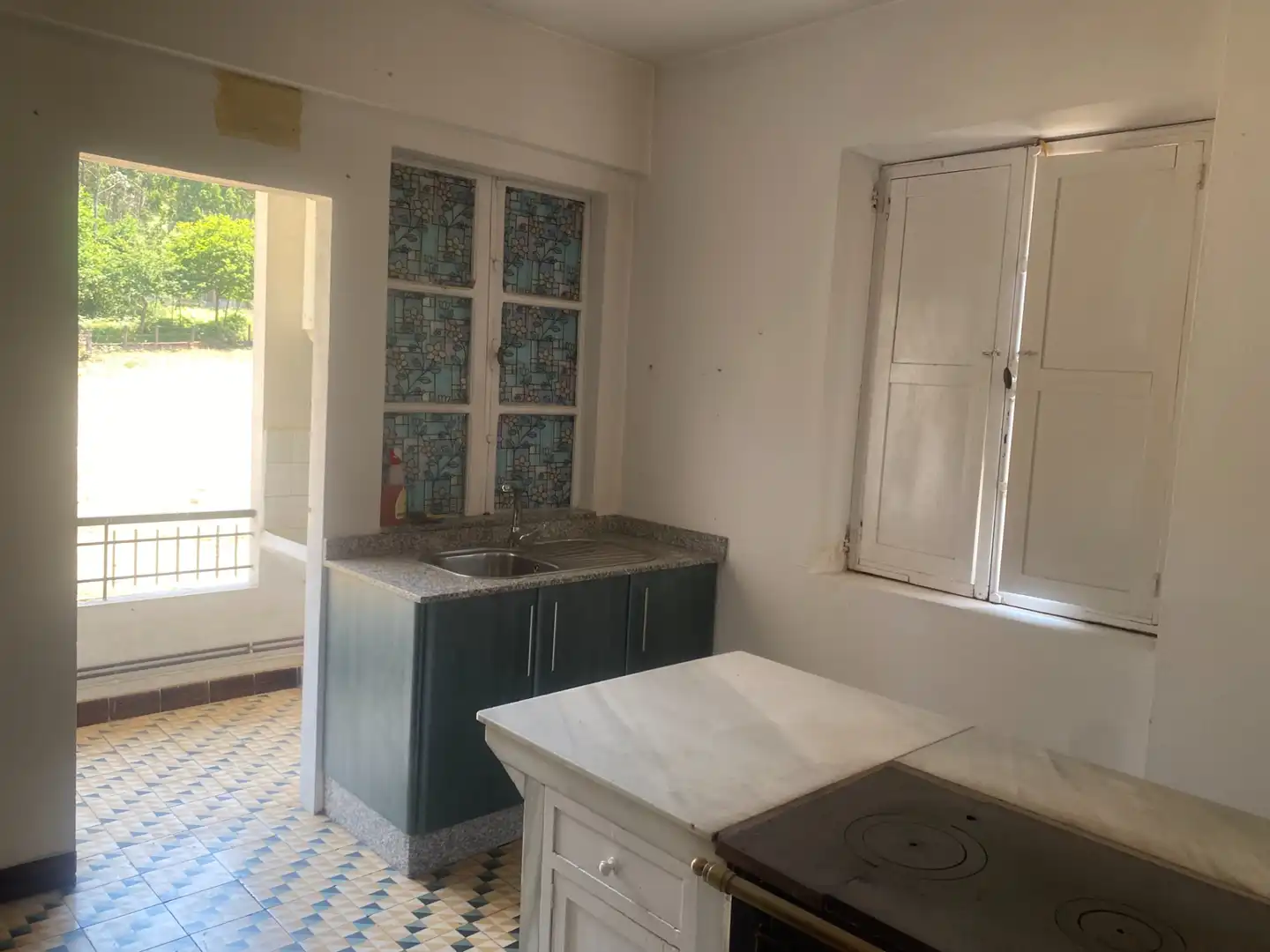 Cocina de Casa o chalet en venta en Touro con Calefacción, Terraza y Amueblado
