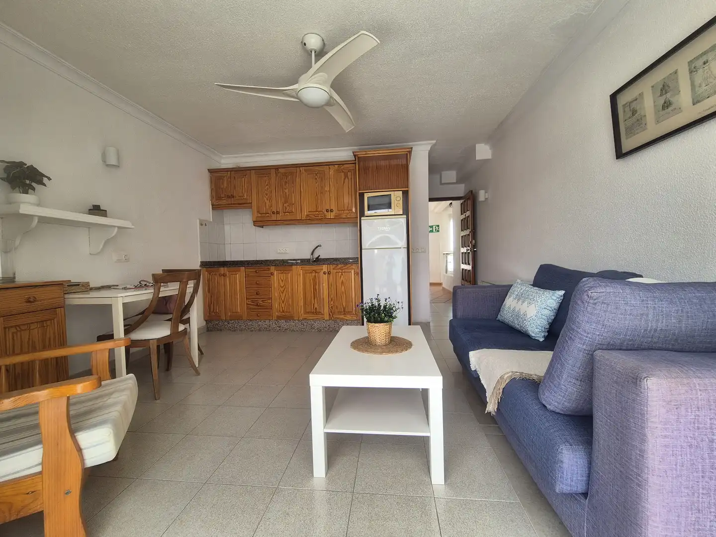 Küche von Wohnungen zur Miete in San Bartolomé de Tirajana mit Privatgarten, Terrasse und Schwimmbad