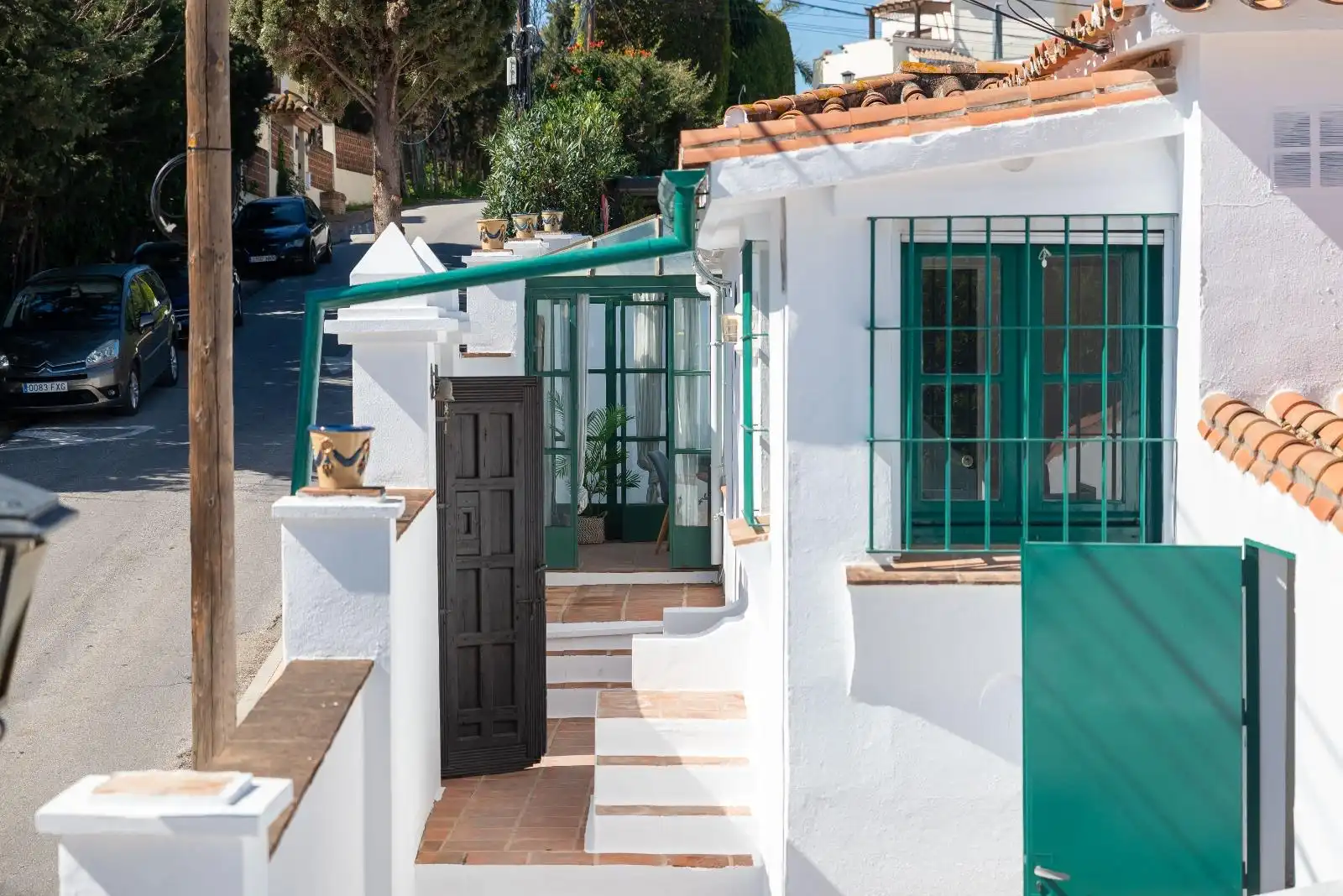Vista exterior de Casa o chalet en venta en Marbella con Aire acondicionado, Calefacción y Jardín privado