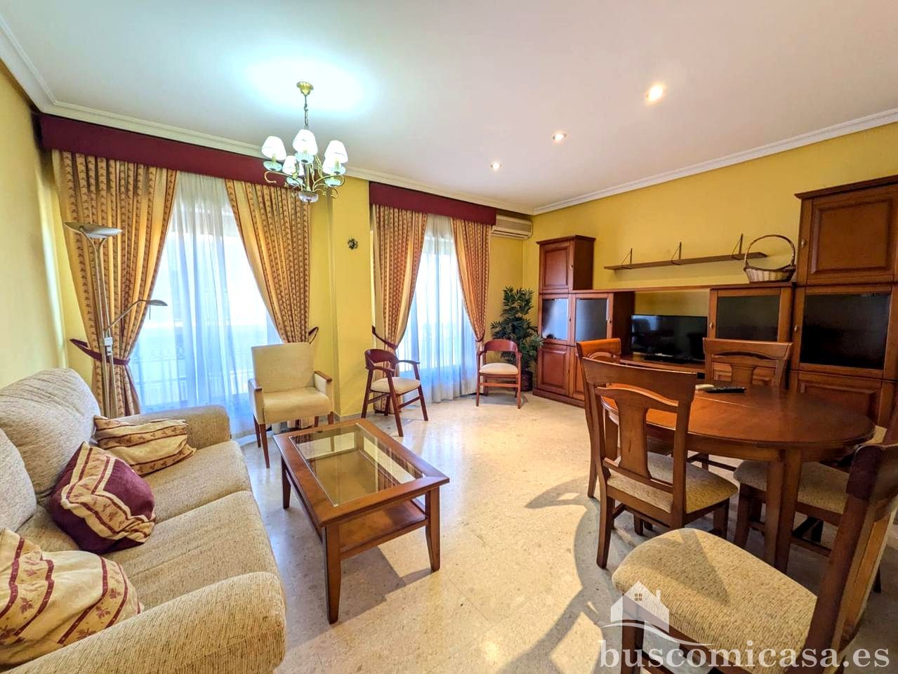 Living room of Flat to rent in Linares  with Air Conditioner, Terrace and Furnished