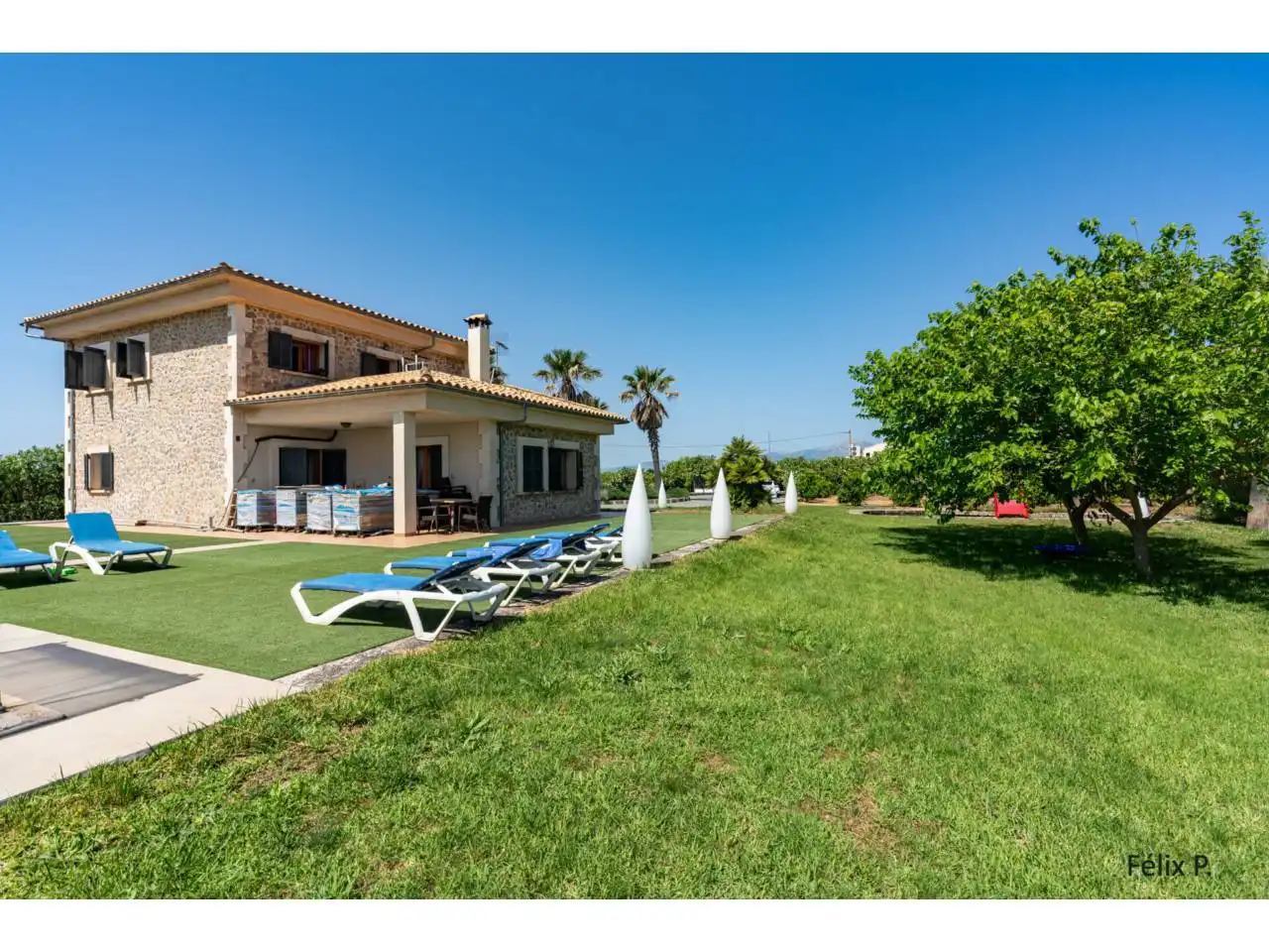 Jardí de Finca rústica en venda en Muro amb Aire condicionat, Jardí privat i Terrassa