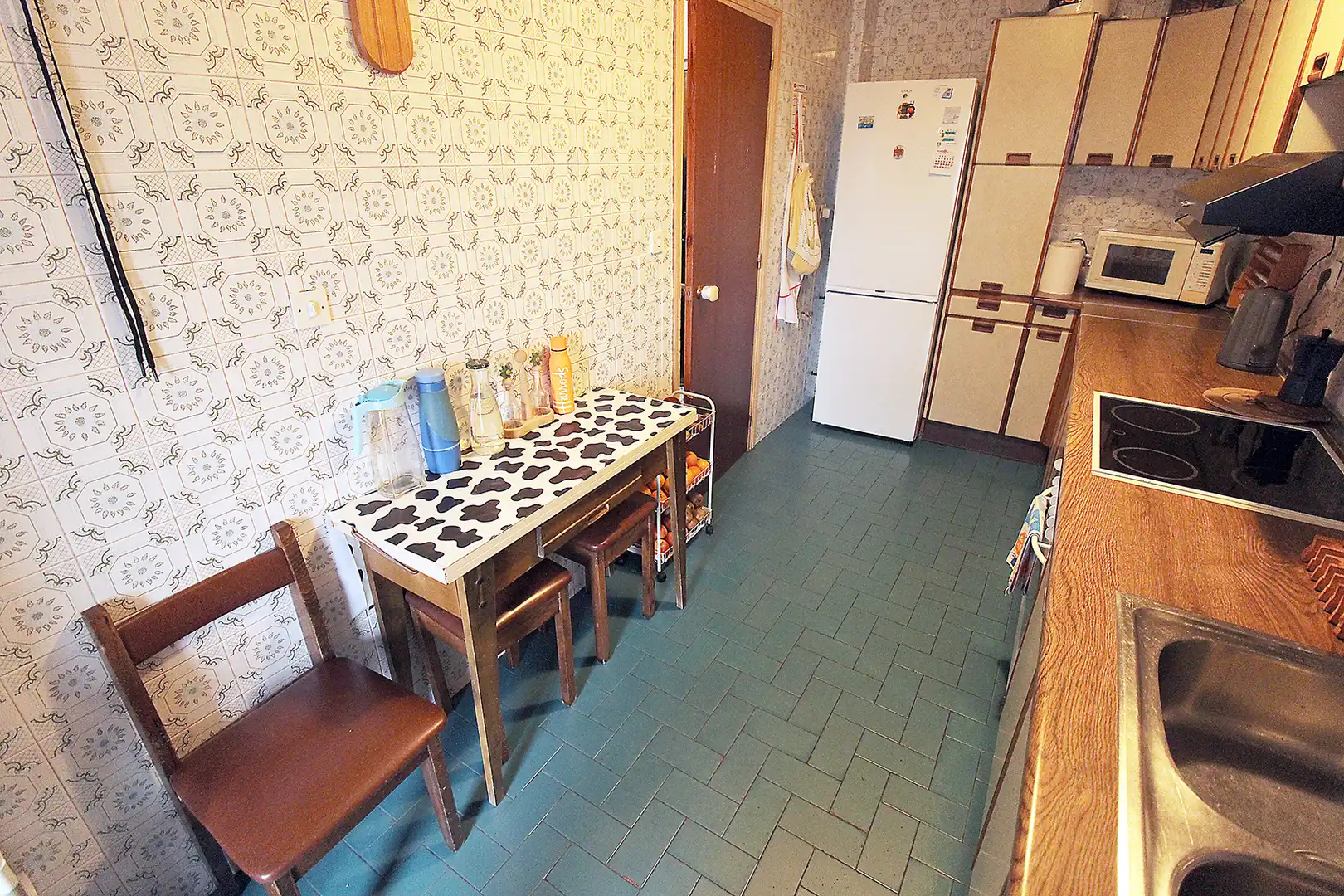 Cocina de Piso en venta en Torrelaguna con Calefacción, Terraza y Trastero