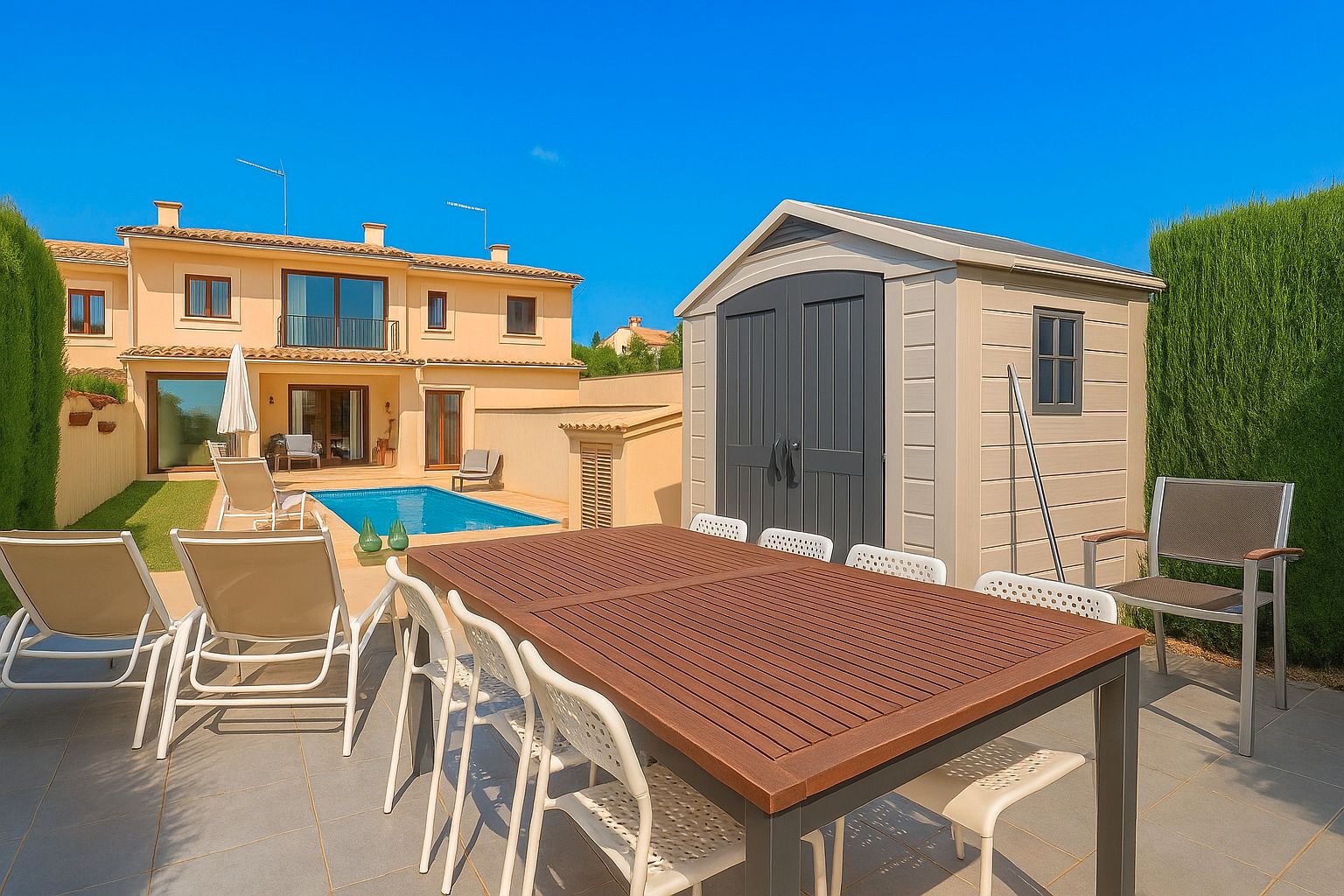 Terrassa de Casa adosada en venda en Selva amb Aire condicionat, Jardí privat i Terrassa