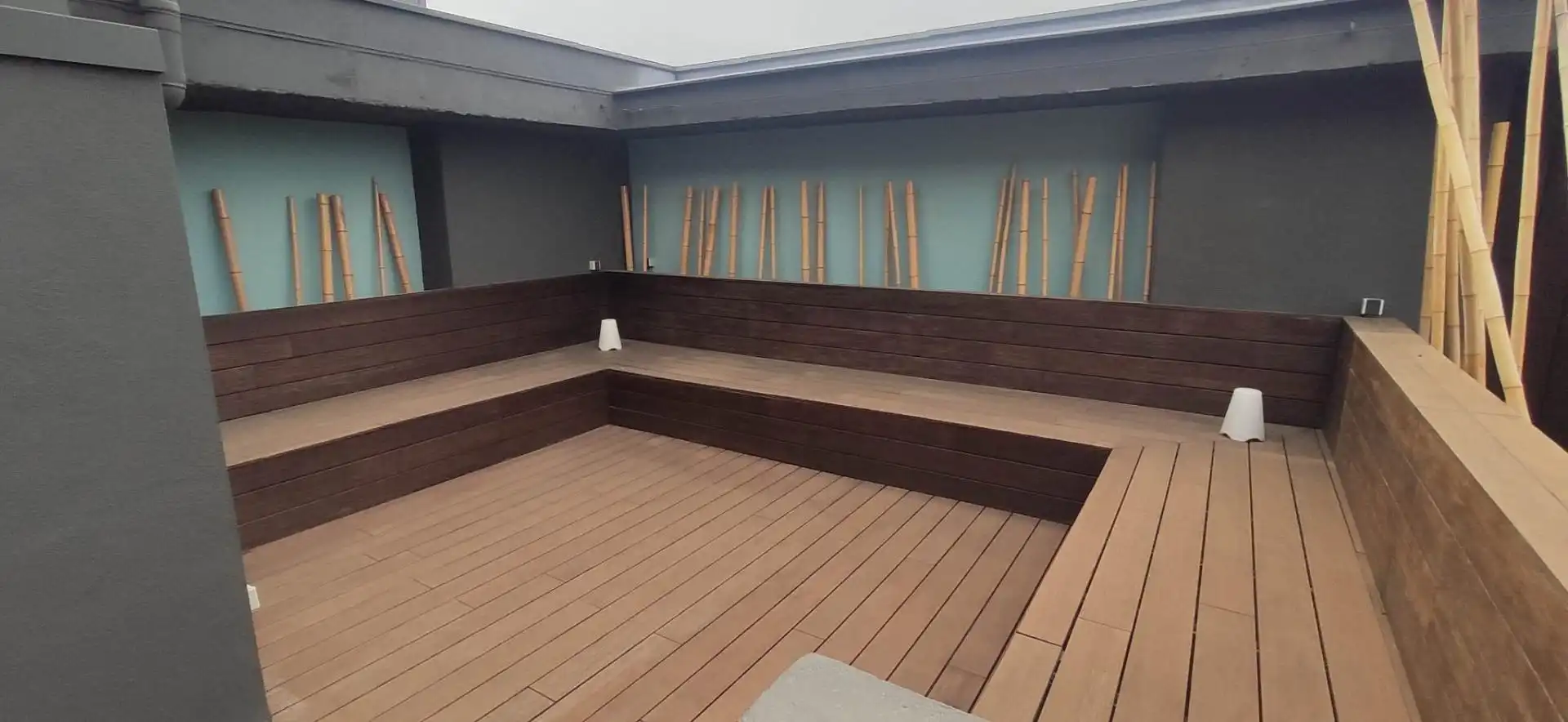 Terrace of Flat for rent in Barcelona  with Air Conditioner, Heating and Parquet flooring
