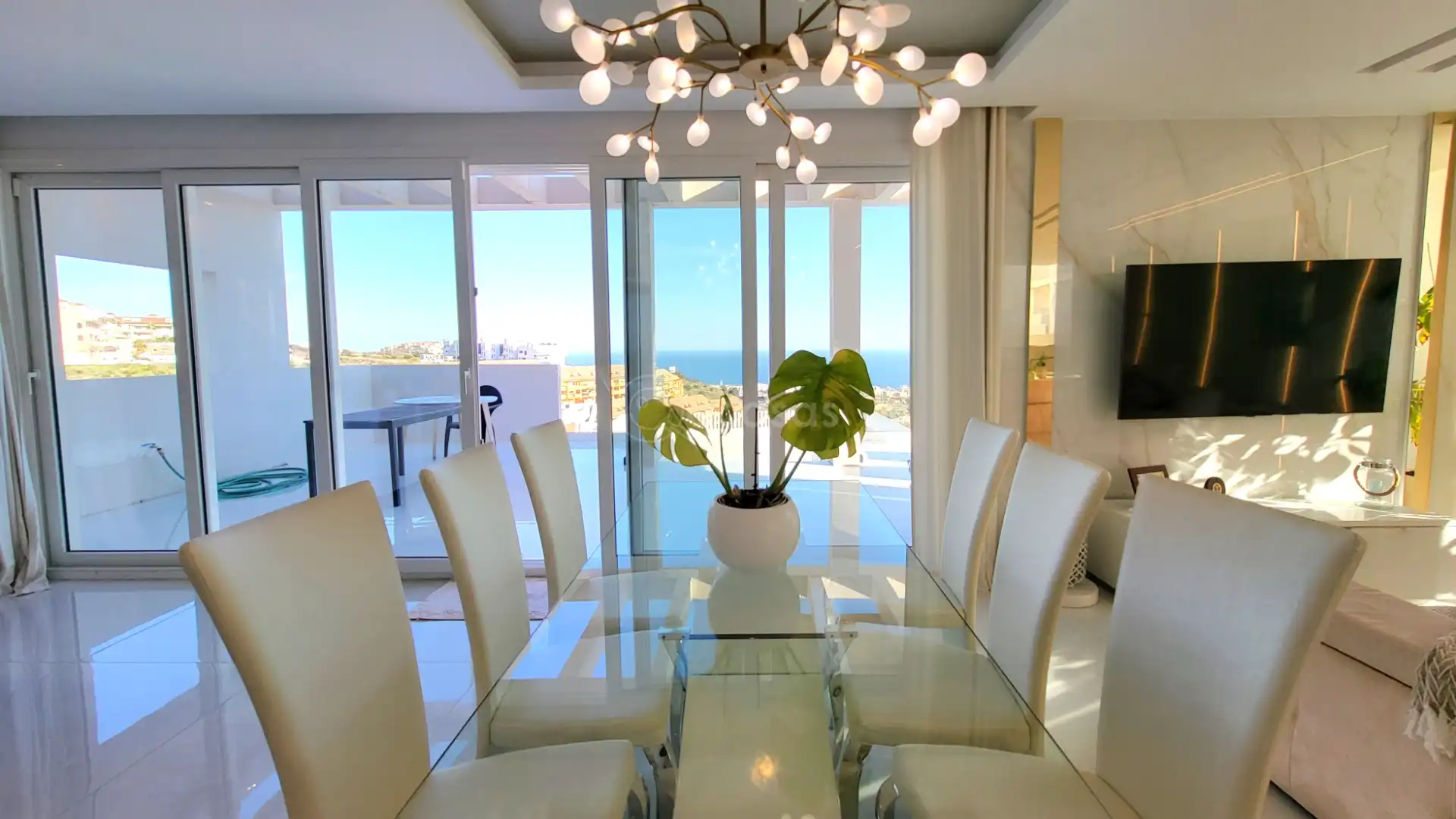 Comedor de Casa o chalet en venta en Benalmádena con Aire acondicionado, Calefacción y Jardín privado