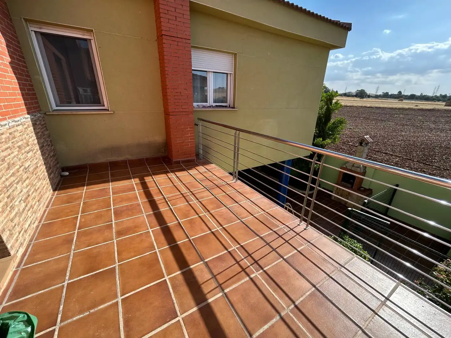 Terraza de Casa adosada en venta en Poblete con Aire acondicionado, Calefacción y Jardín privado
