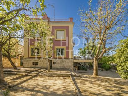 Exterior view of House or chalet for sale in  Madrid Capital  with Private garden, Terrace and Swimming Pool