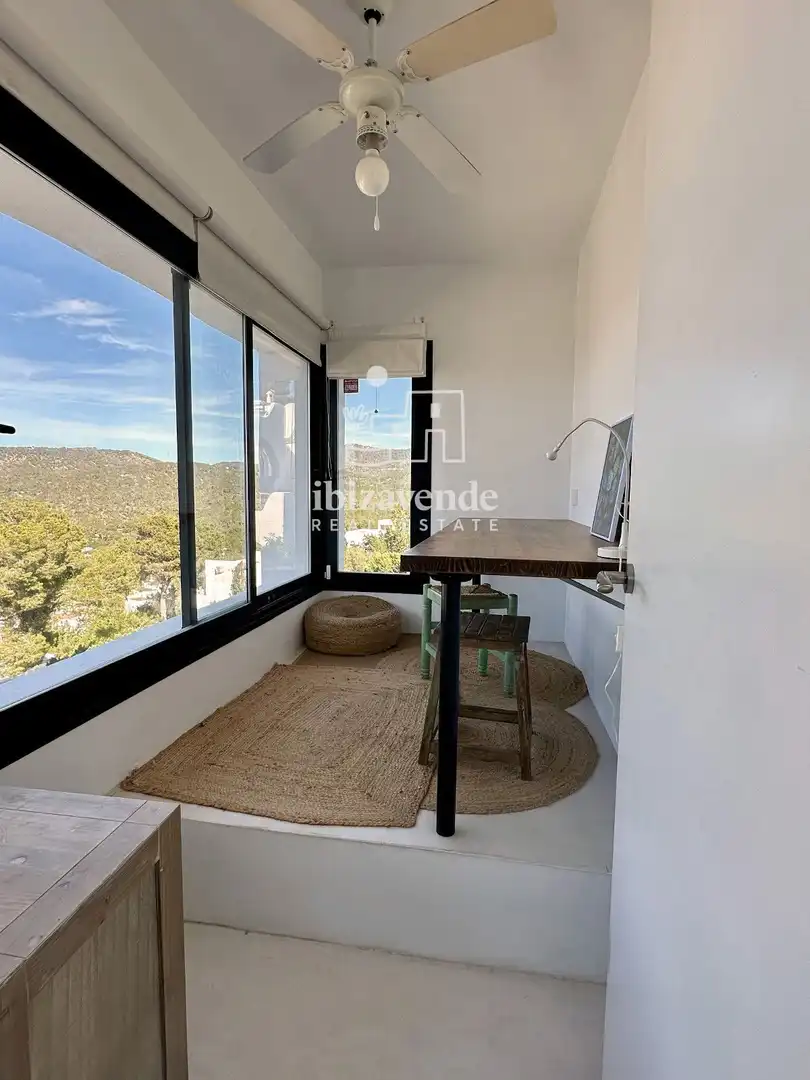 Terrasse von Wohnung zur Miete in Sant Josep de sa Talaia mit Klimaanlage, Terrasse und Möbliert