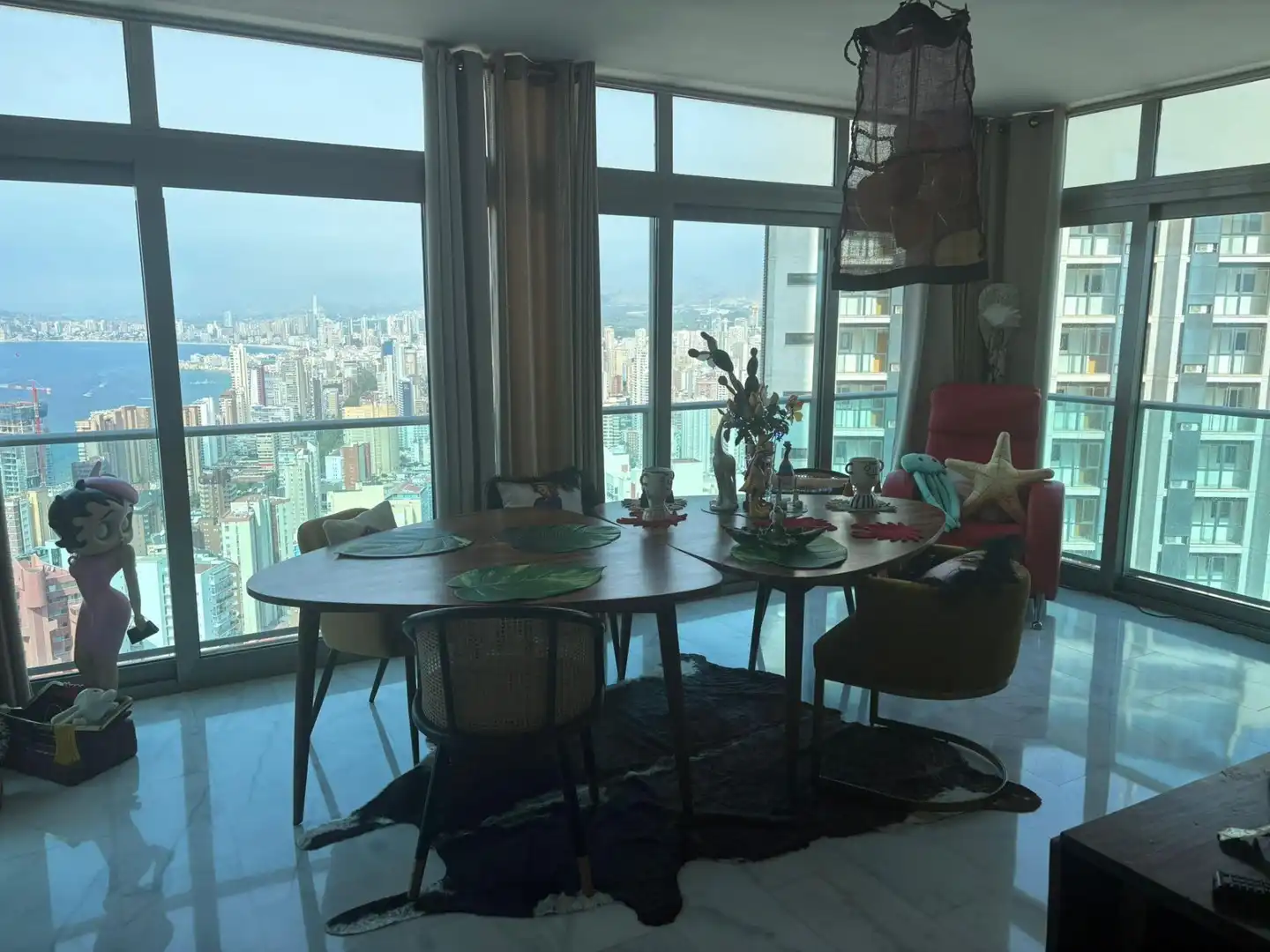 Comedor de Apartamento en venta en Benidorm con Jardín privado, Terraza y Trastero
