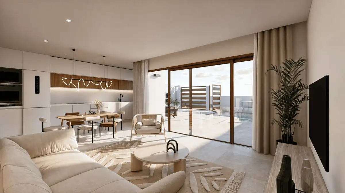 Living room of Houses for sale in Torre-Pacheco