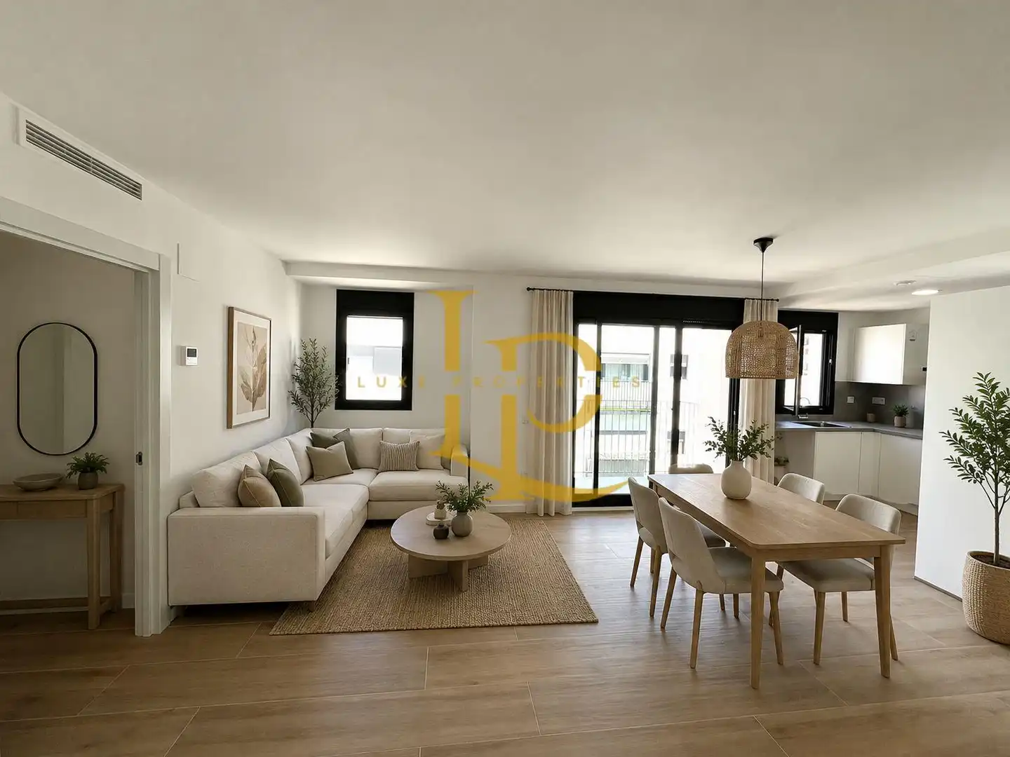 Sala de estar de Ático en venta en Terrassa con Aire acondicionado, Calefacción y Parquet