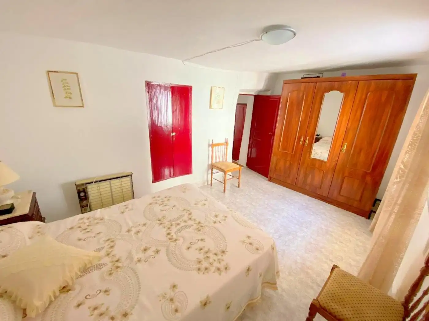 Bedroom of Houses for sale in La Font de la Figuera  with Heating, Terrace and Storage room