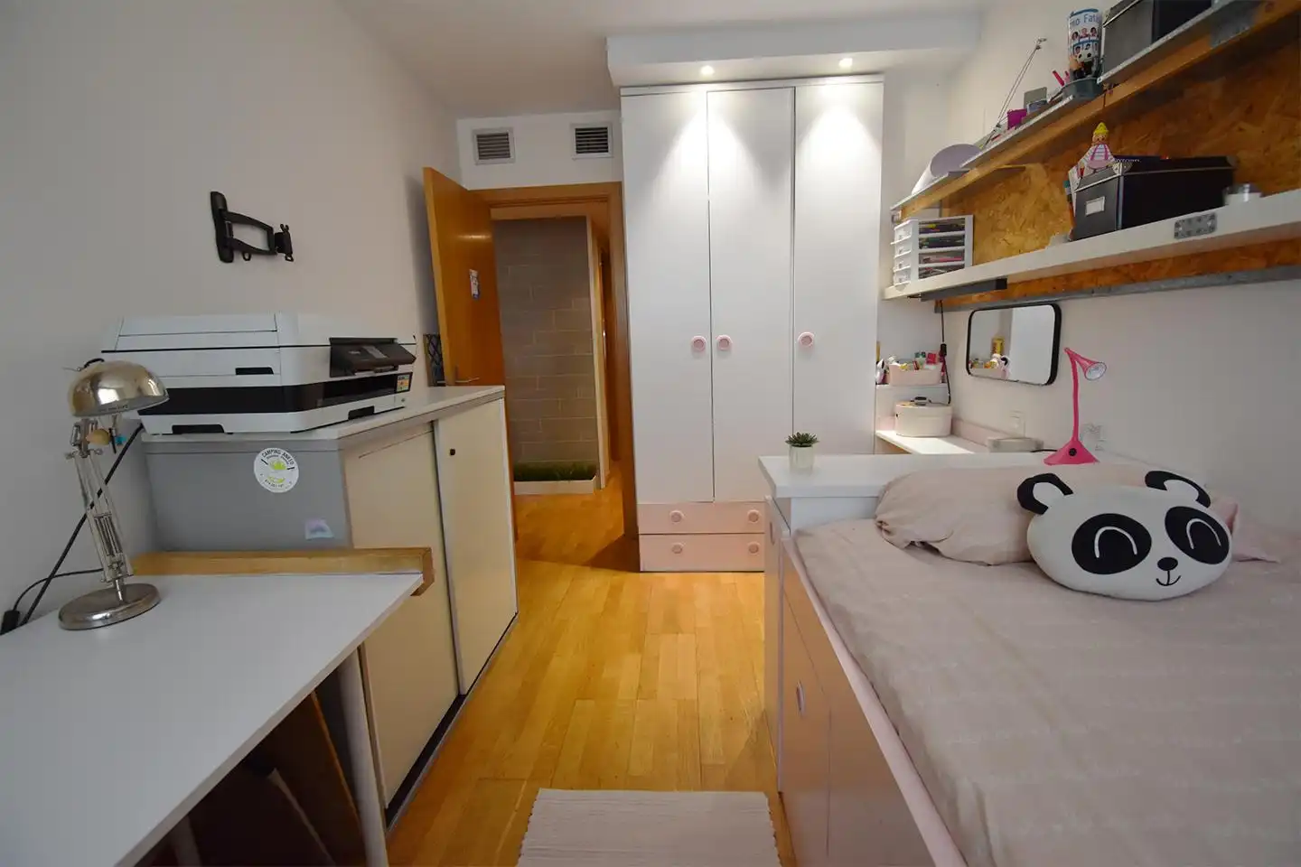 Schlafzimmer von Wohnung zum Verkauf in Zaragoza mit Klimaanlage, Heizung und Parkett