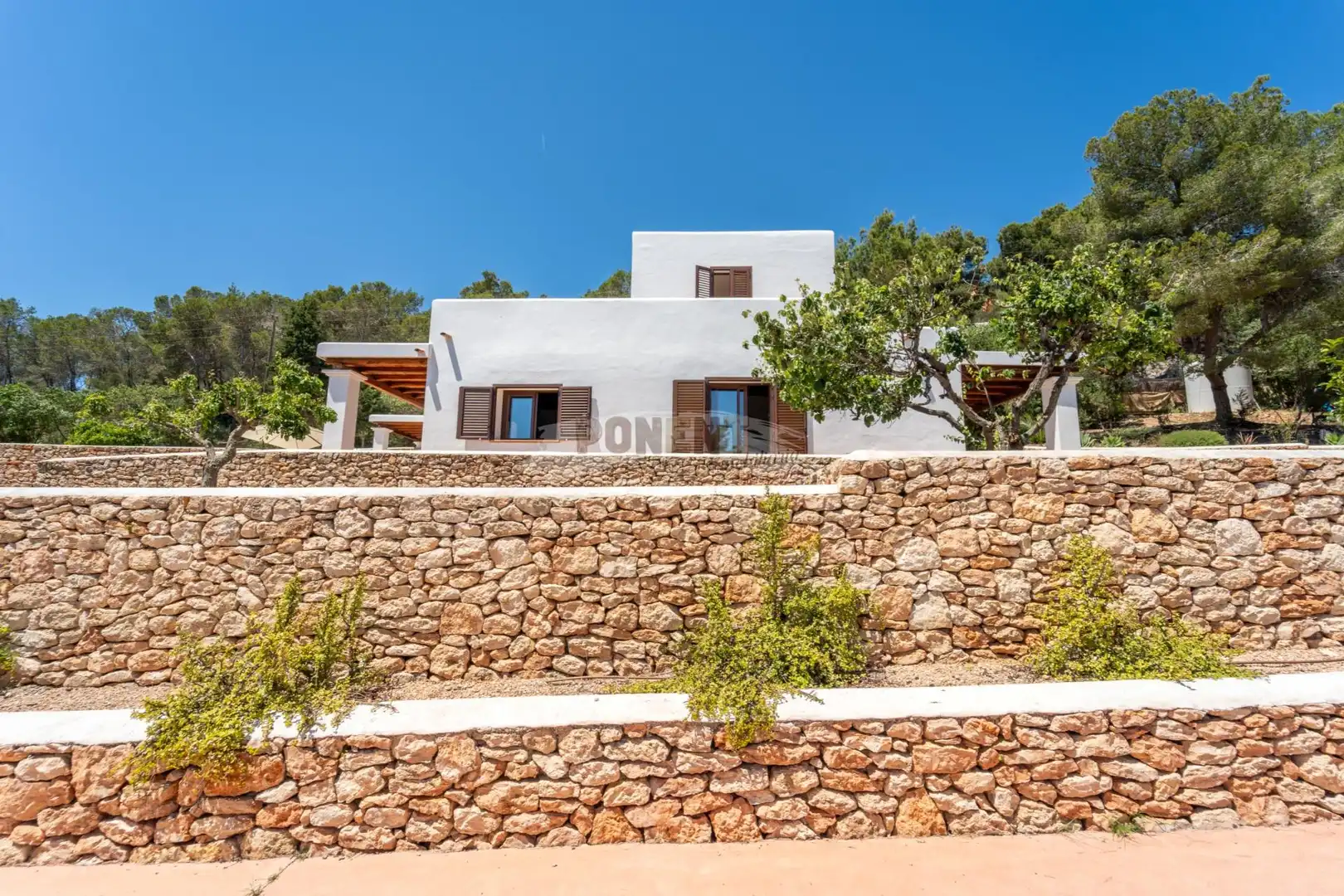 Vista exterior de Casa o chalet de alquiler en Sant Josep de sa Talaia con Aire acondicionado, Calefacción y Jardín privado