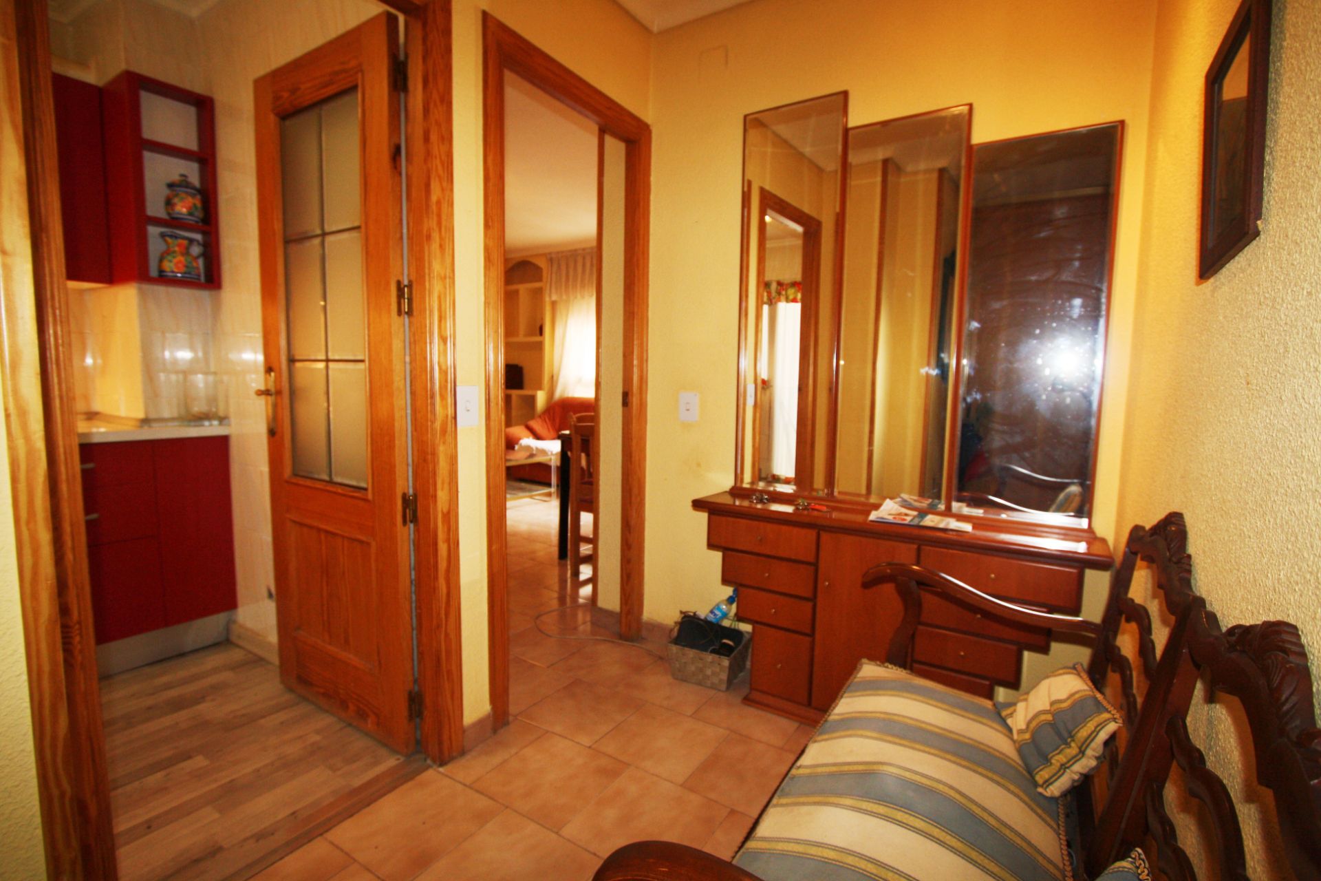 Bedroom of Flat for sale in  Albacete Capital  with Heating, Storage room and Furnished